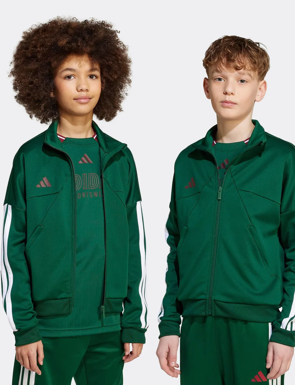 adidas Sportswear - J HOT TTOP - sweatshirts - drkgrn/cwhite/tmcobr/ - 5