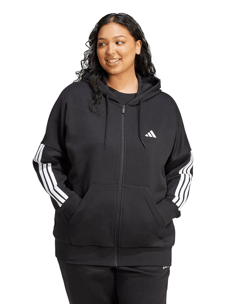 adidas Sportswear - W 3S FL FZ INC - overdele - black/white - 2