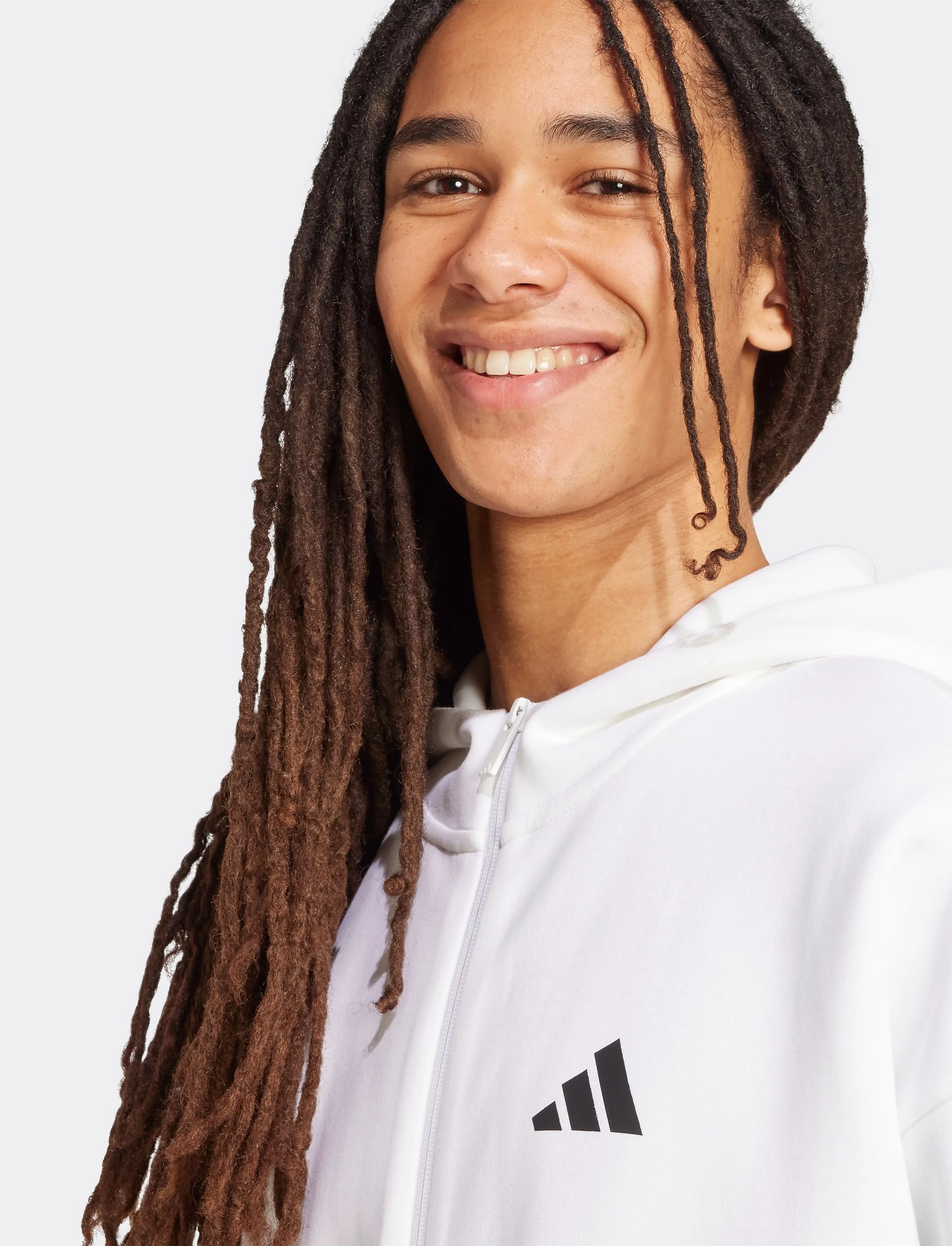 adidas Sportswear - M FI 3S FZ - white - 2