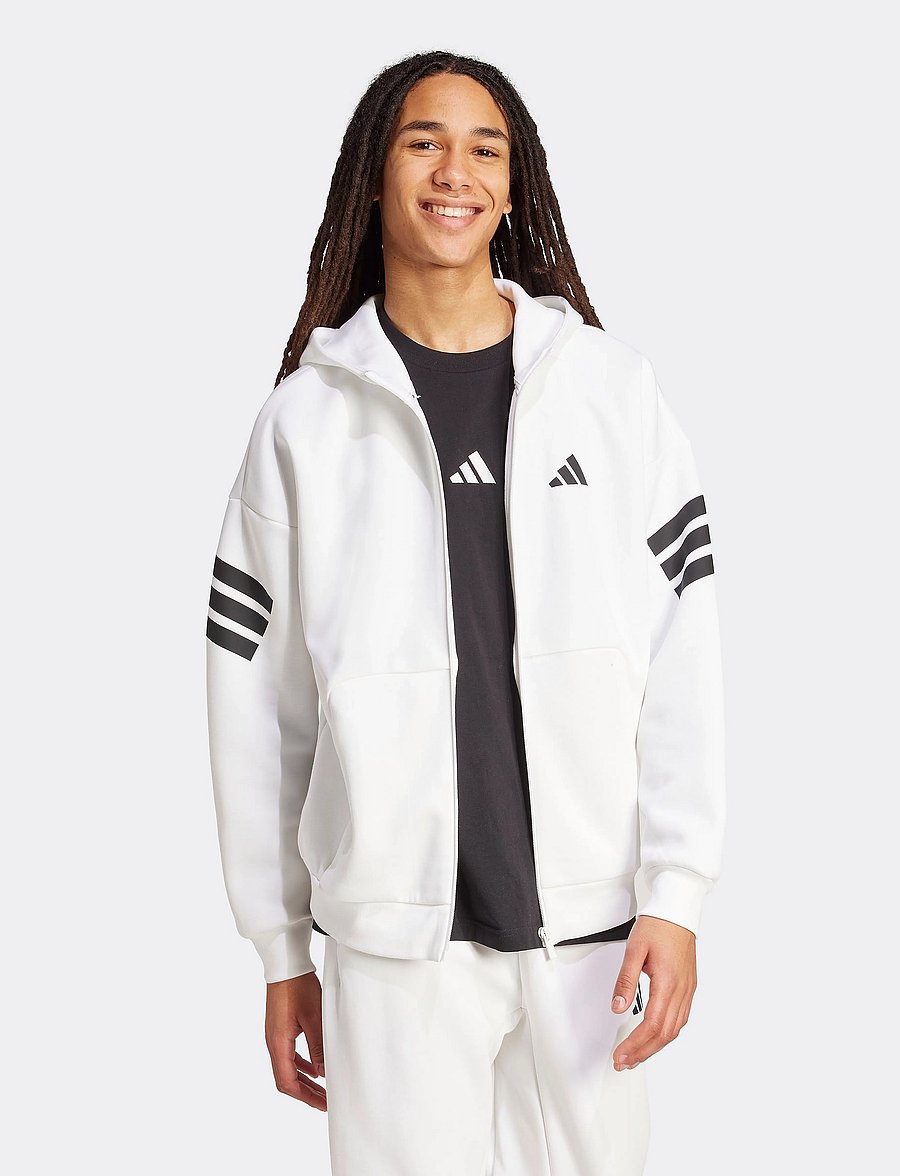 adidas Sportswear - M FI 3S FZ - white - 4