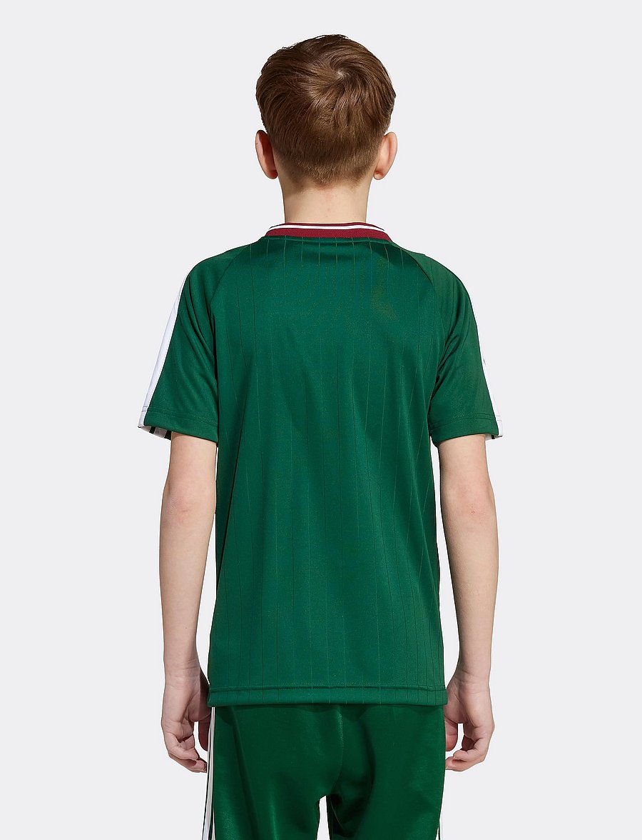 adidas Sportswear - J HOT TEE - urheilutopit - drkgrn/white/cburgu - 5