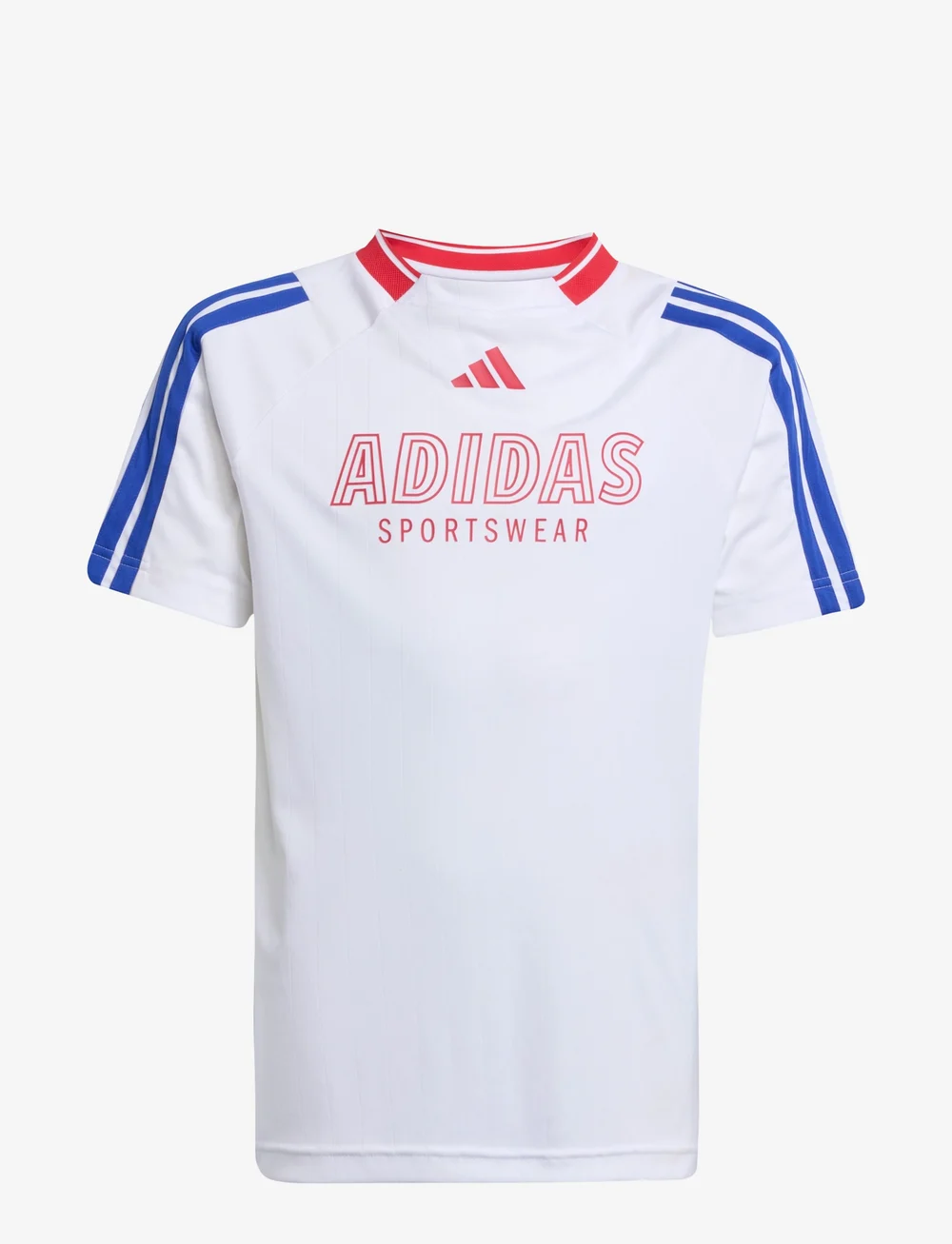 adidas Sportswear - J HOT TEE - spordisärgid - white/selubl/purrub - 1