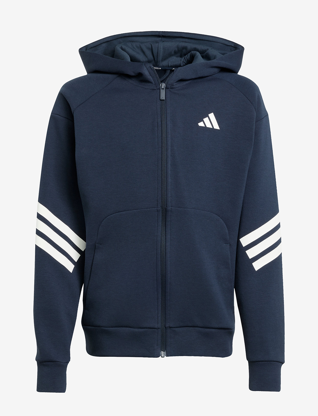 adidas Sportswear - J FI 3S FZ HD - hættetrøjer - aurink/white - 1