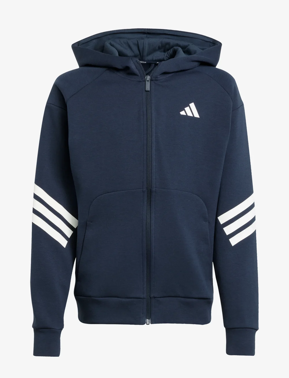 adidas Sportswear - J FI 3S FZ HD - hættetrøjer - aurink/white - 1