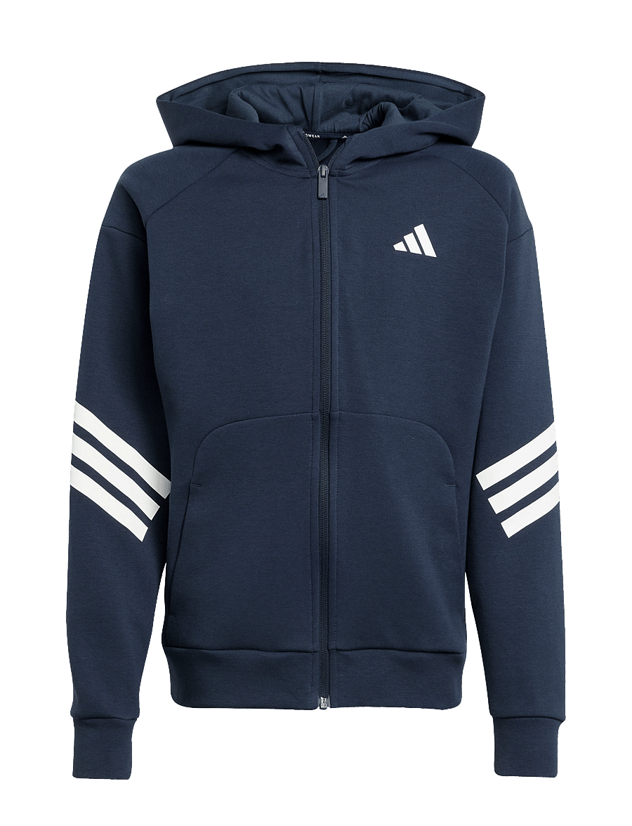 adidas Sportswear - J FI 3S FZ HD - kapuzenpullover - aurink/white - 1