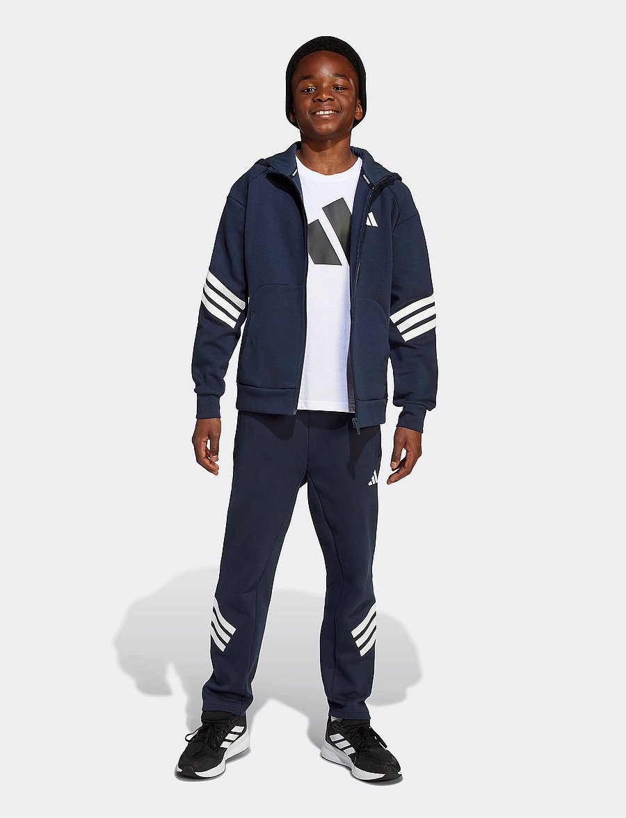 adidas Sportswear - J FI 3S FZ HD - kapuzenpullover - aurink/white - 0