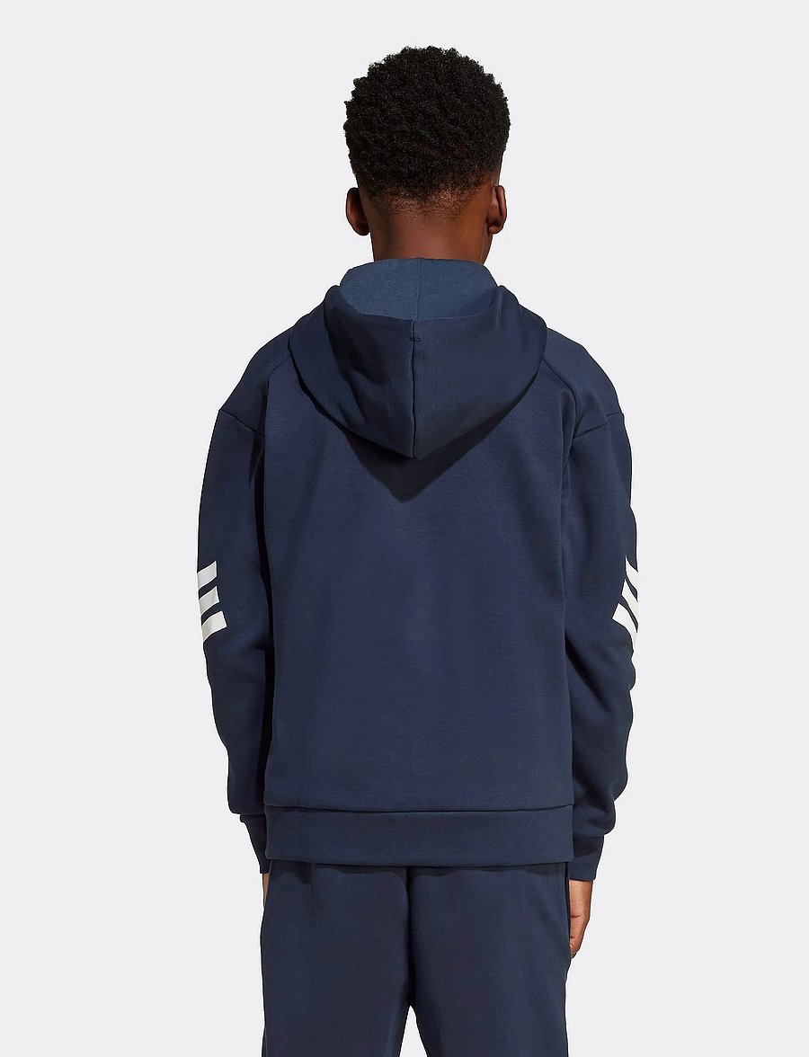 adidas Sportswear - J FI 3S FZ HD - kapuzenpullover - aurink/white - 5