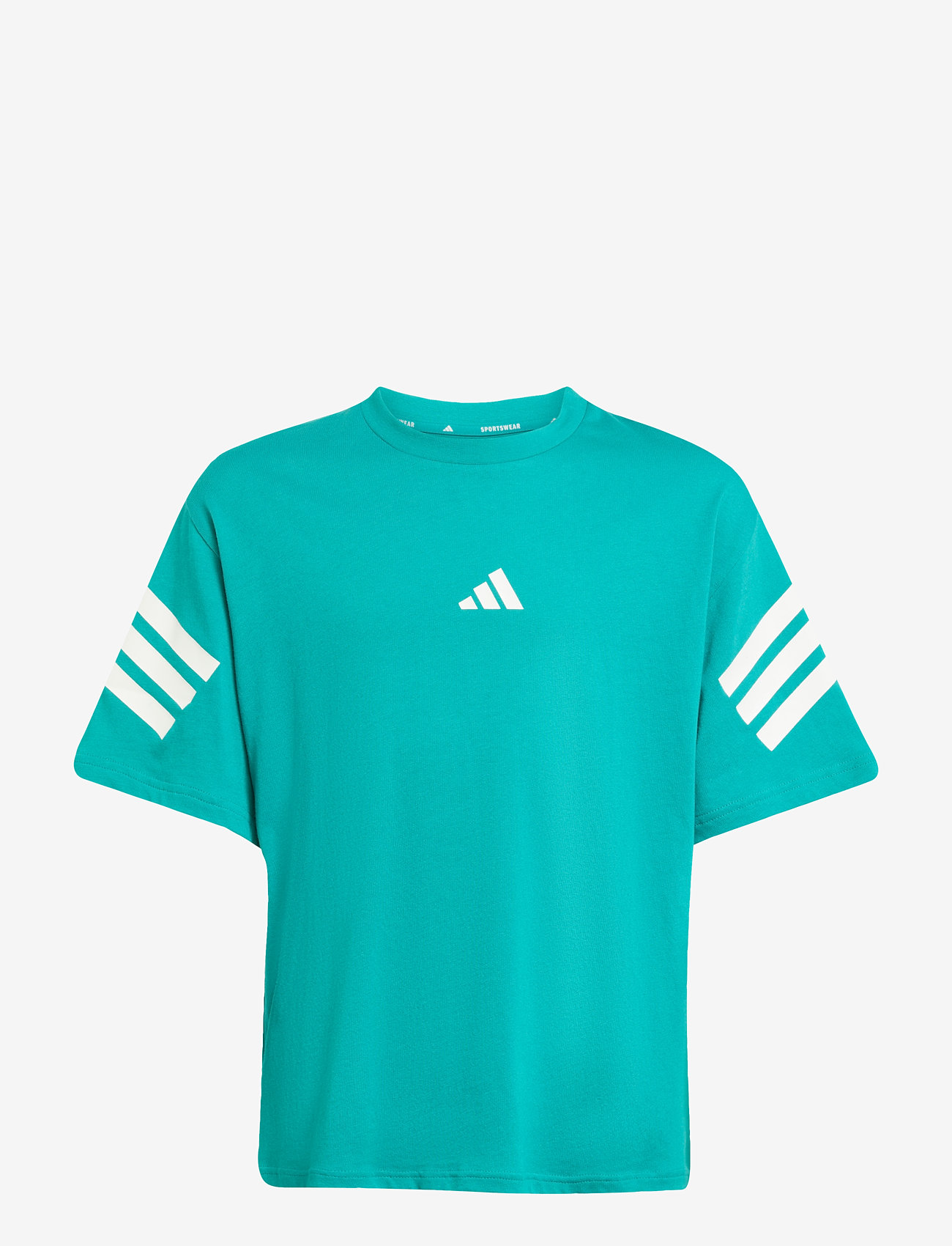 adidas Sportswear - J FI 3S T - kortærmede t-shirts - purtea/white - 1