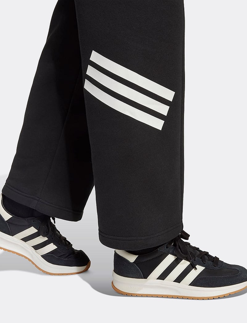 adidas Sportswear - JG FI WIDE PT - bikses - black/white - 5