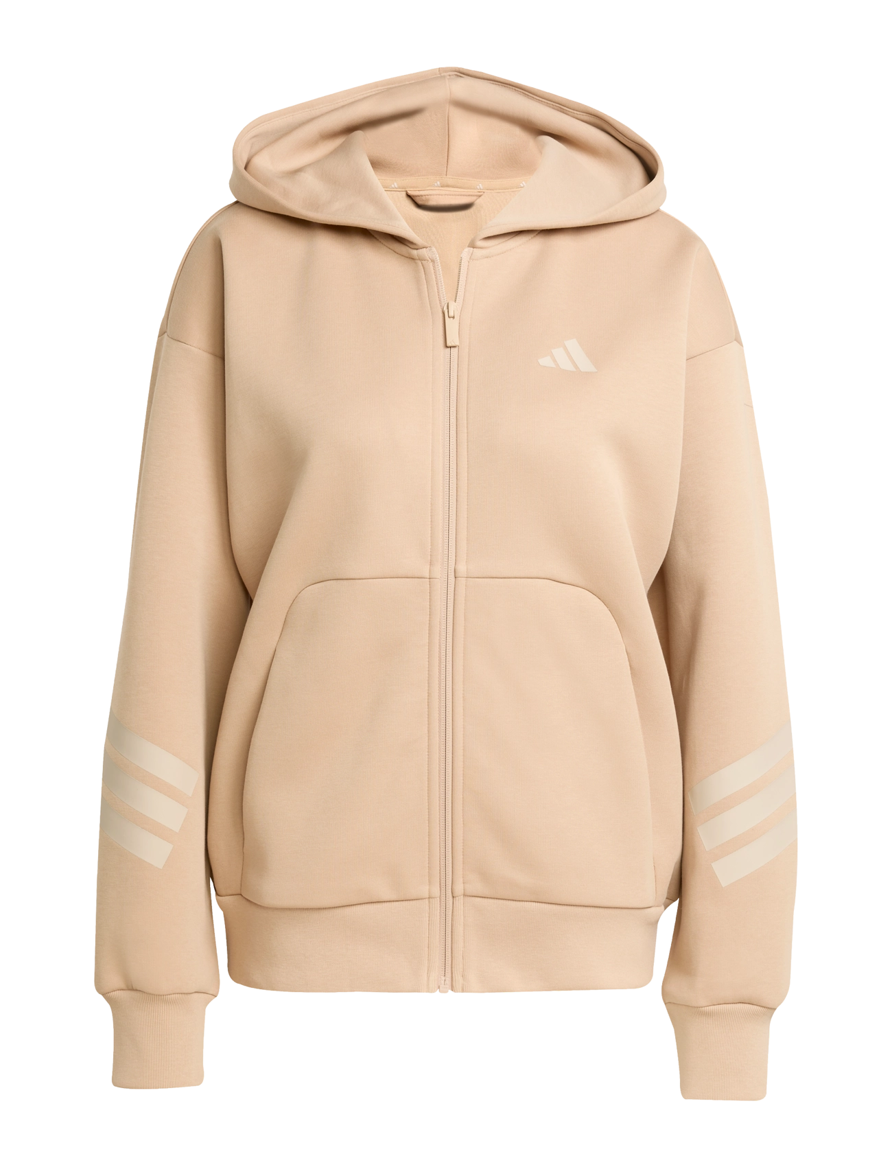 adidas Sportswear W FI 3S FZ HD - adidas - WARSAN / beige