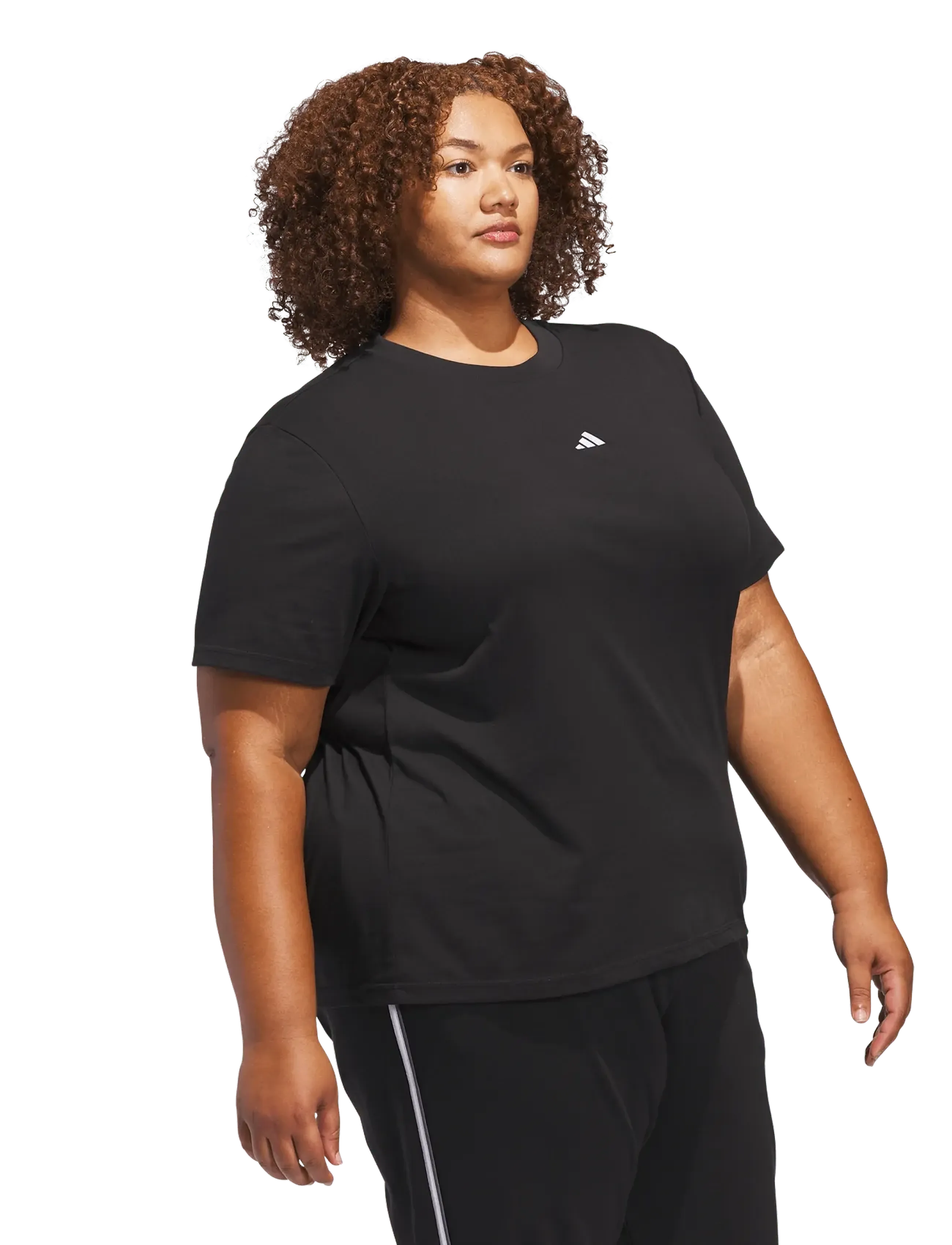 adidas Sportswear W In Sl Sj T, 54-56, Black, Sports Overdele & T-shirts > Sport T-shirts, Dame