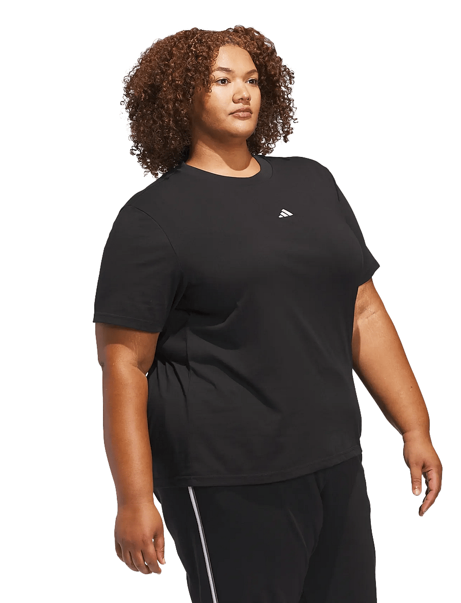 adidas Sportswear - W IN SL SJ T - t-shirts - black/white - 0