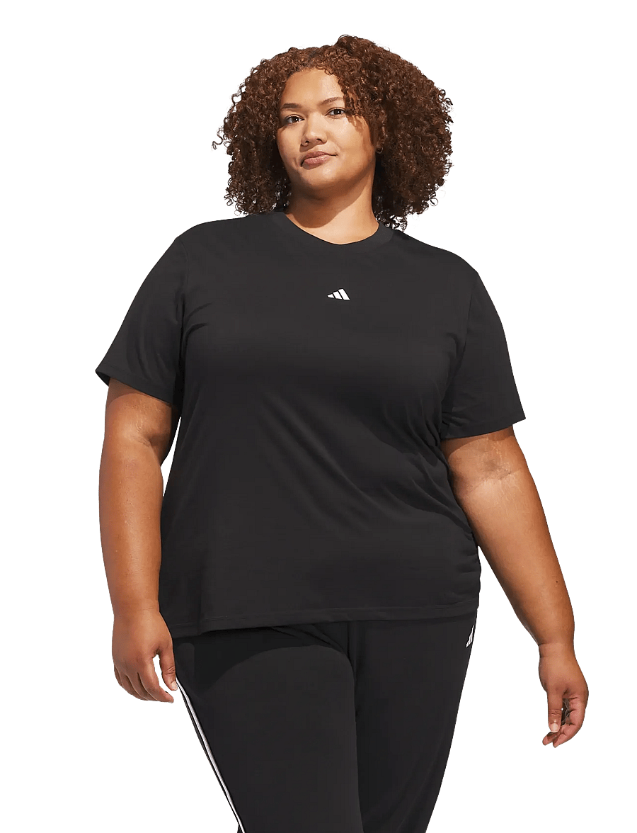 adidas Sportswear - W IN SL SJ T - t-shirts - black/white - 2