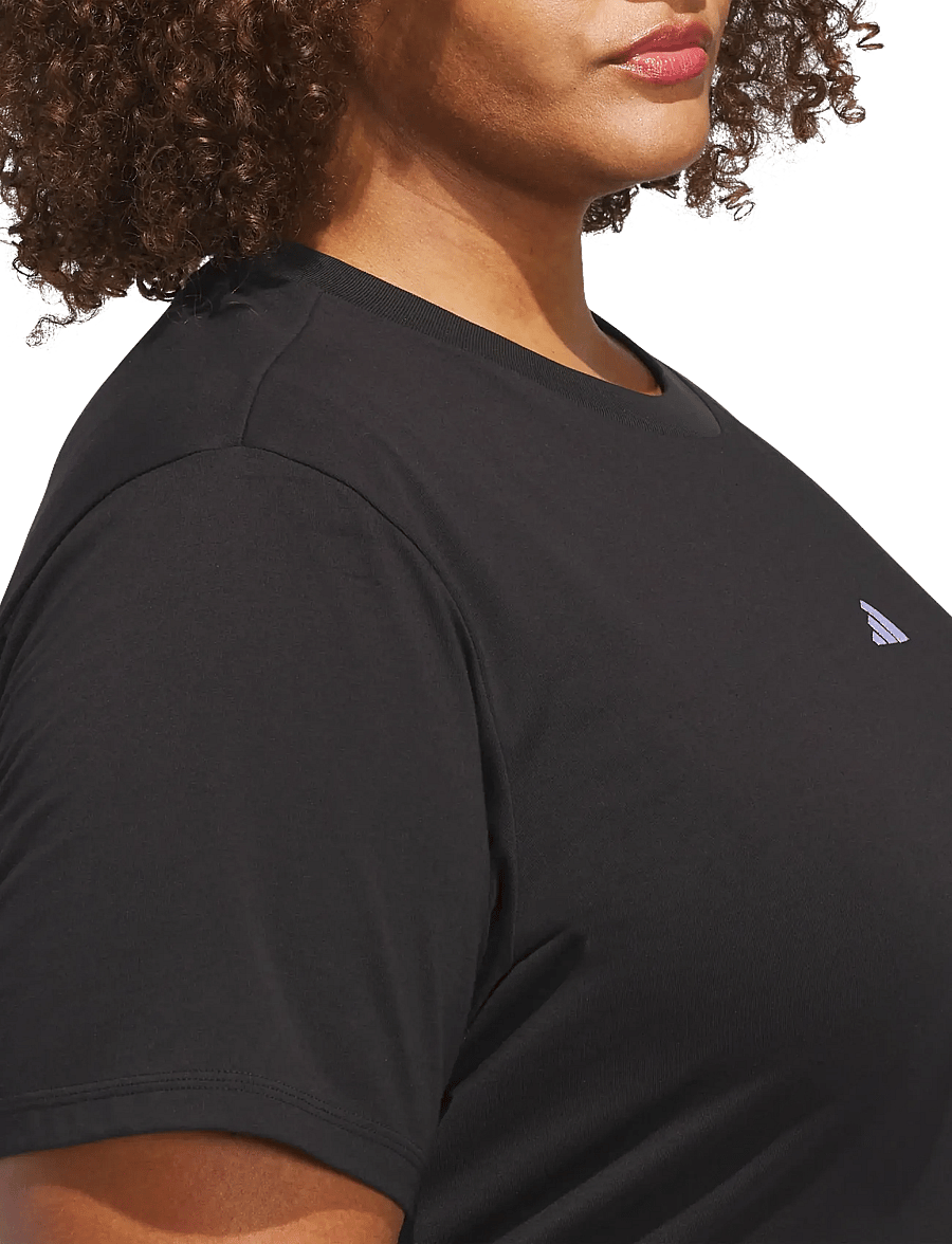 adidas Sportswear - W IN SL SJ T - t-shirts - black/white - 5