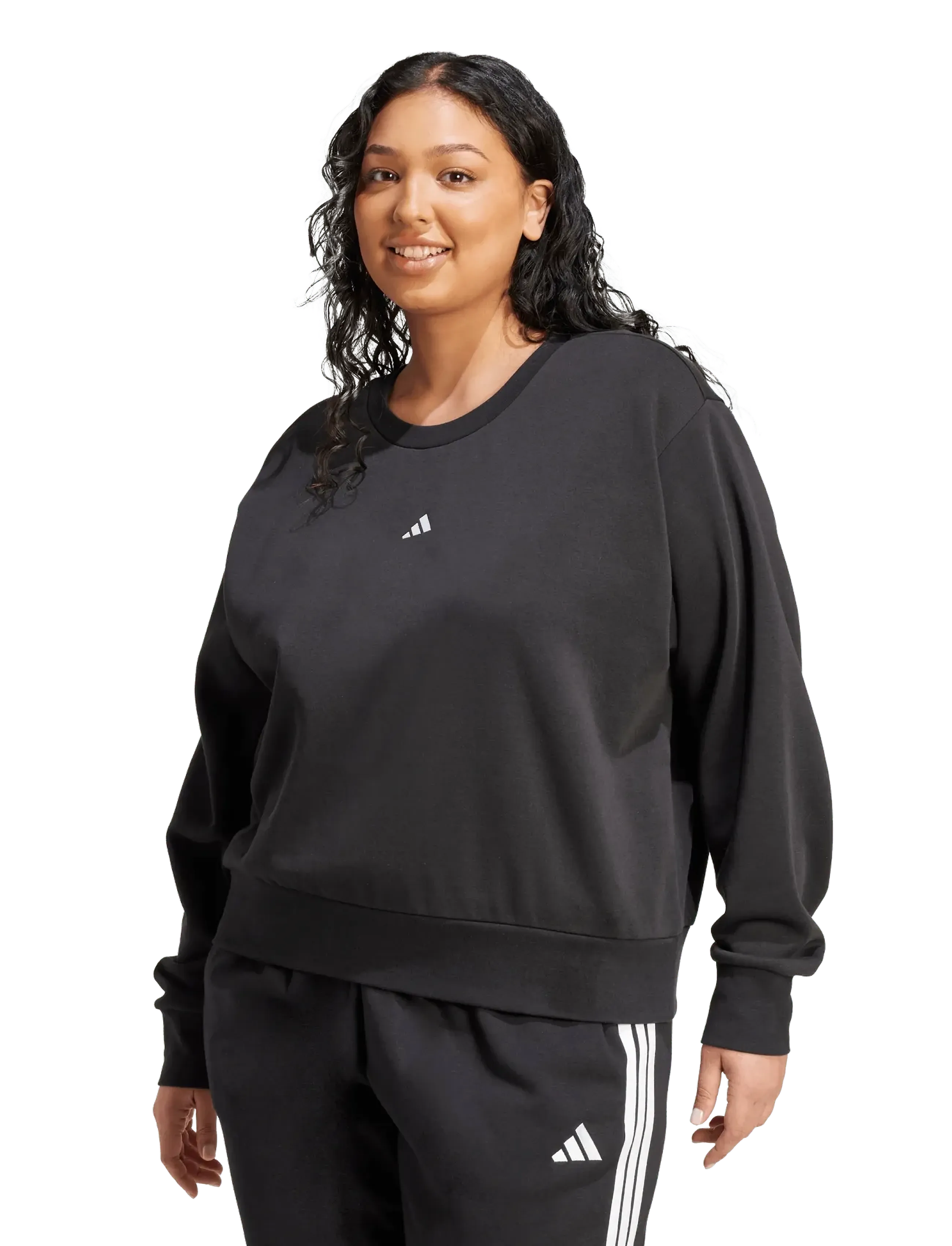 adidas Sportswear W Sl Fc Swt Inc, Kvinder, Sweatshirt, Sort, Str: 58-60