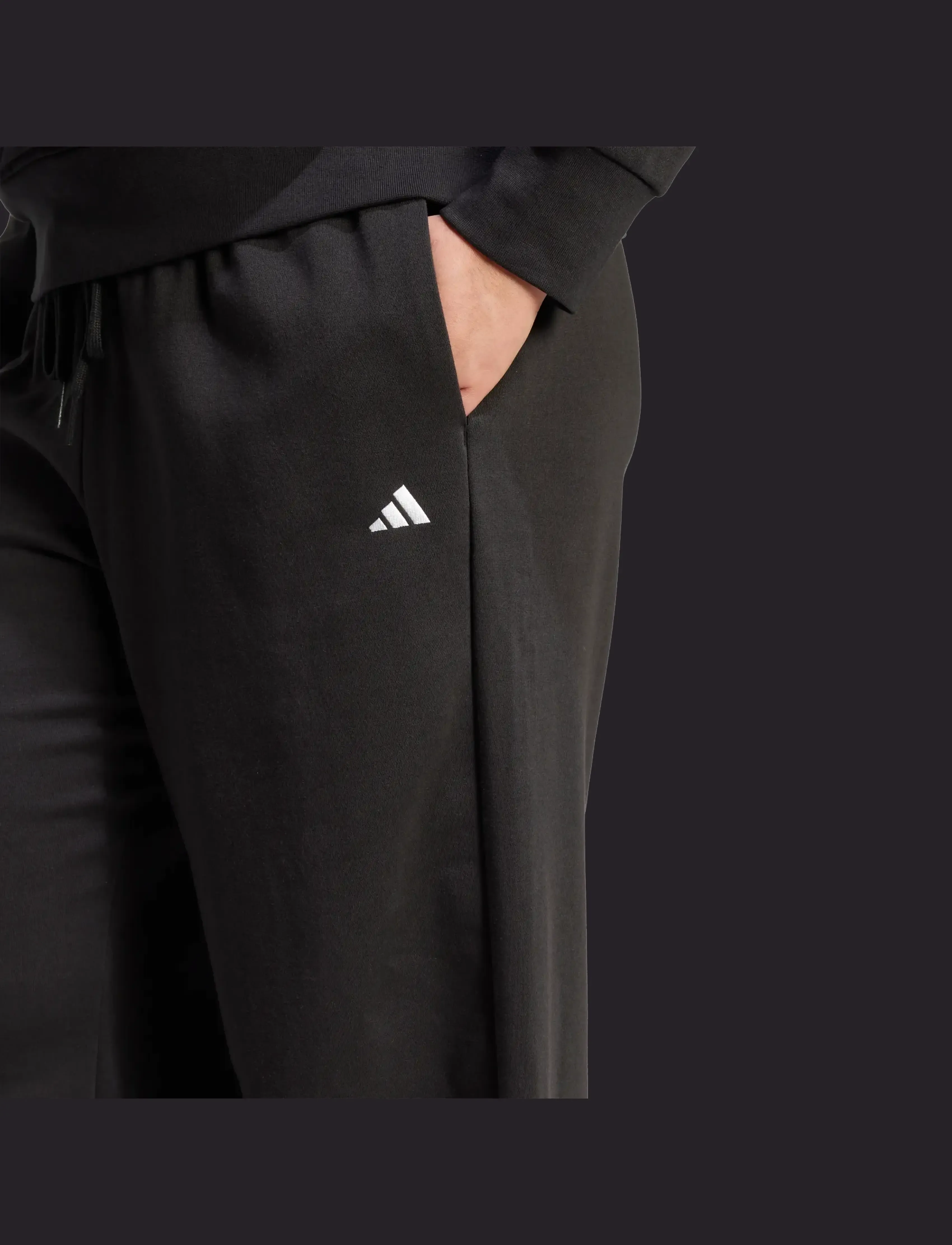 MYSIGA ESSENTIALS-FLEECEBYXOR MED LITEN LOGGA OCH ÖPPEN FÅLL (PLUS SIZE) 8