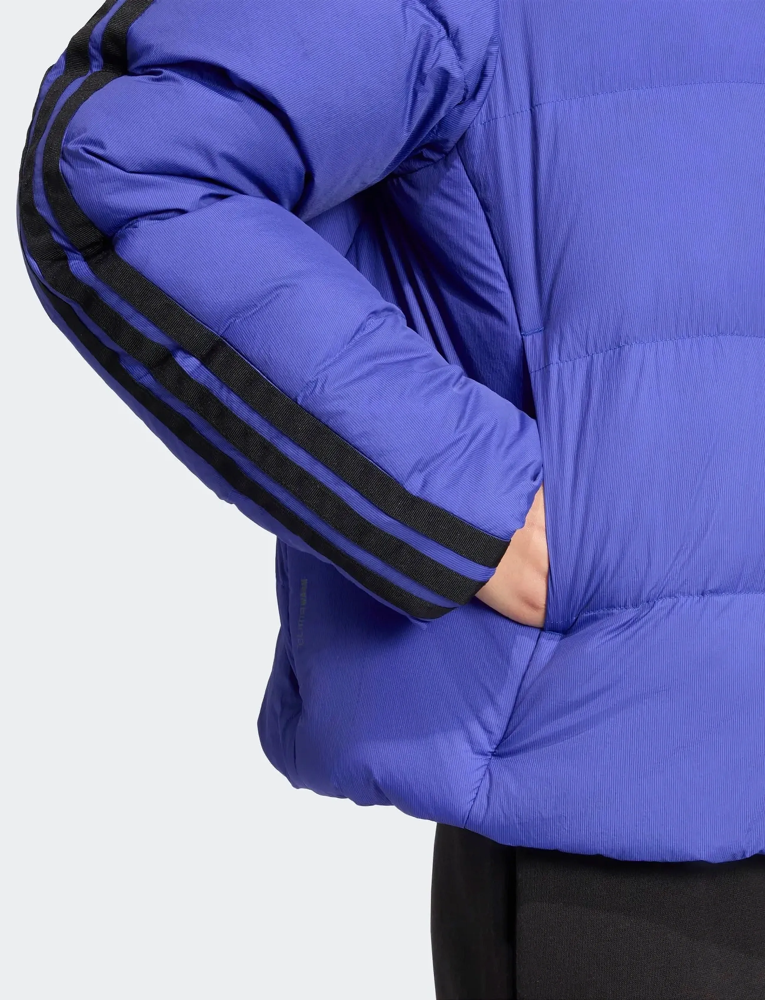 adidas Sportswear - W ESS 3S P D HO - vinterjakker - selubl - 2