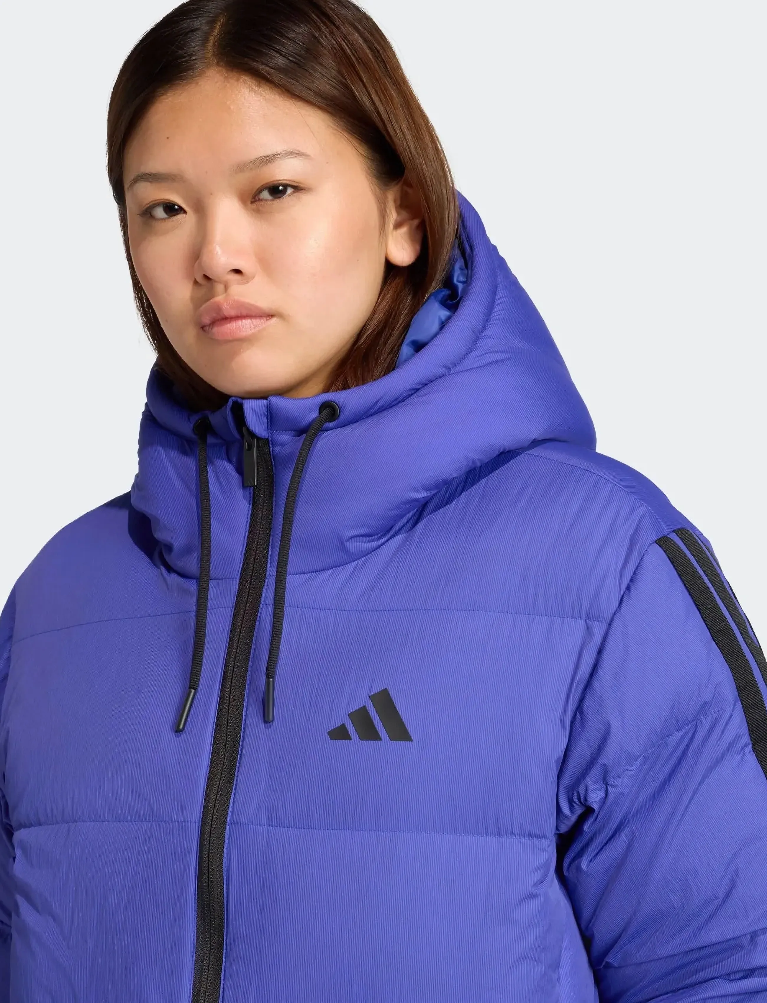 adidas Sportswear - W ESS 3S P D HO - vinterjakker - selubl - 3
