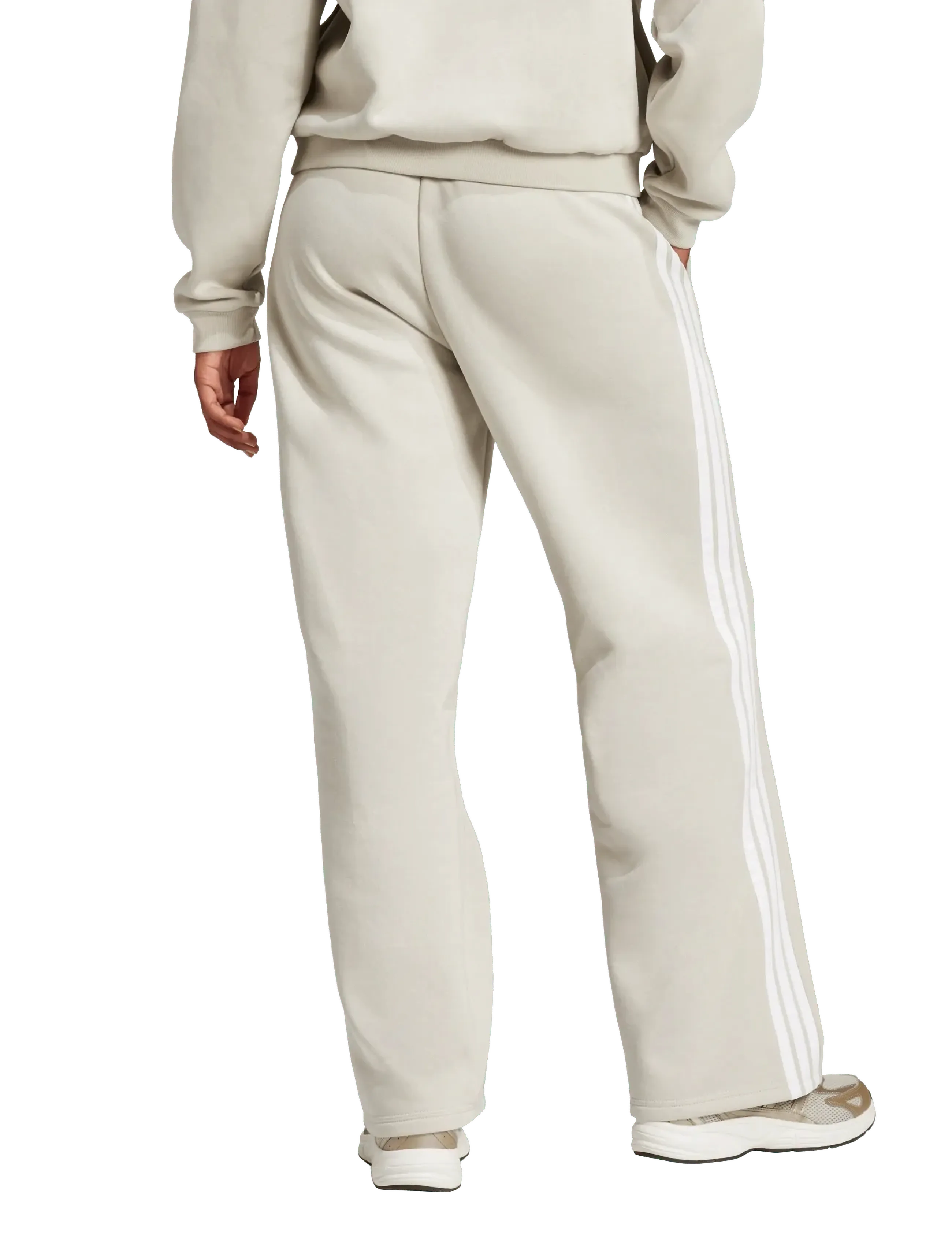Byxa 'ESSENTIALS 3-STRIPES OPEN HEM FLEECE' 6