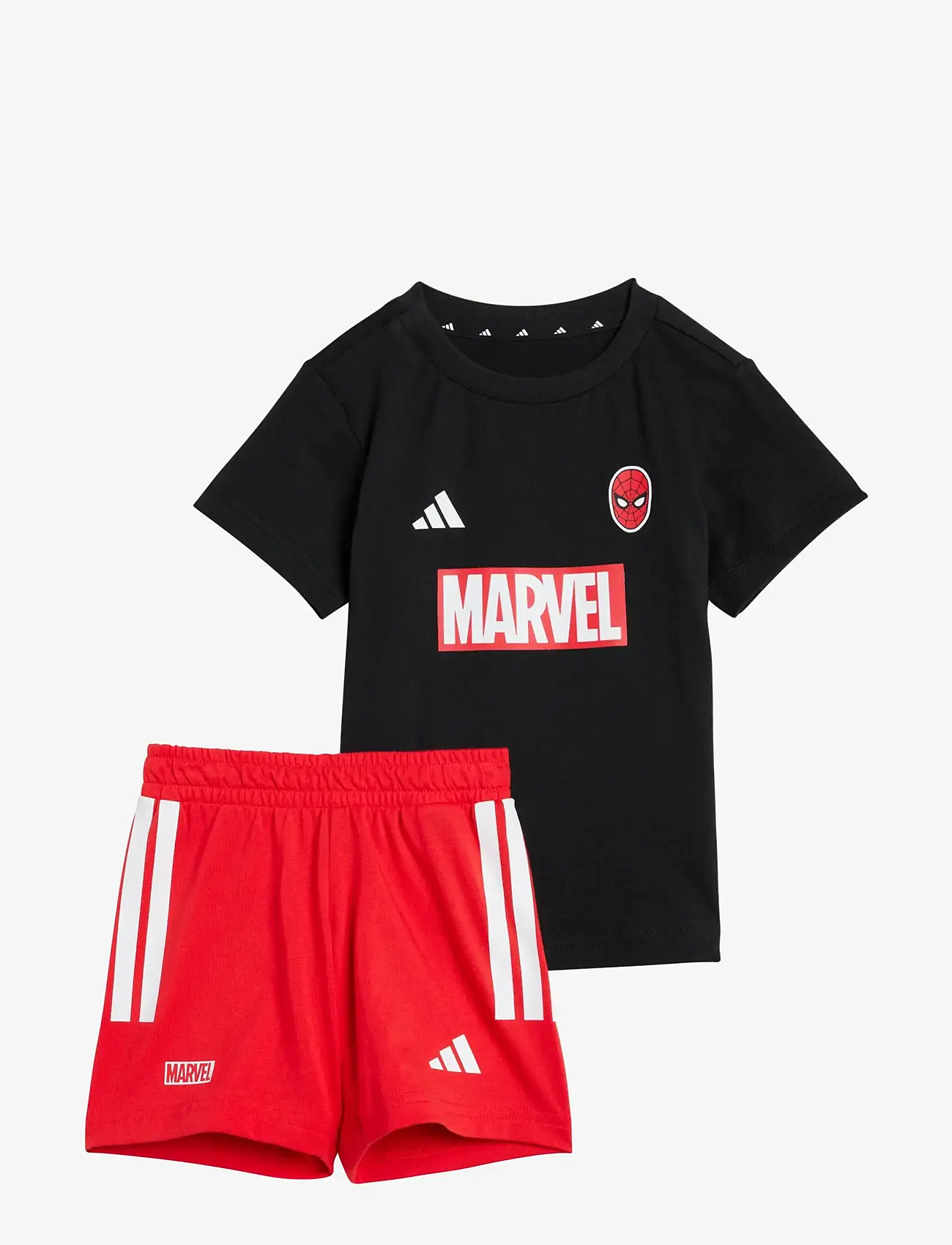 adidas Sportswear - I MRVL SM T SET - divdaļīgi komplekti - black/white - 0