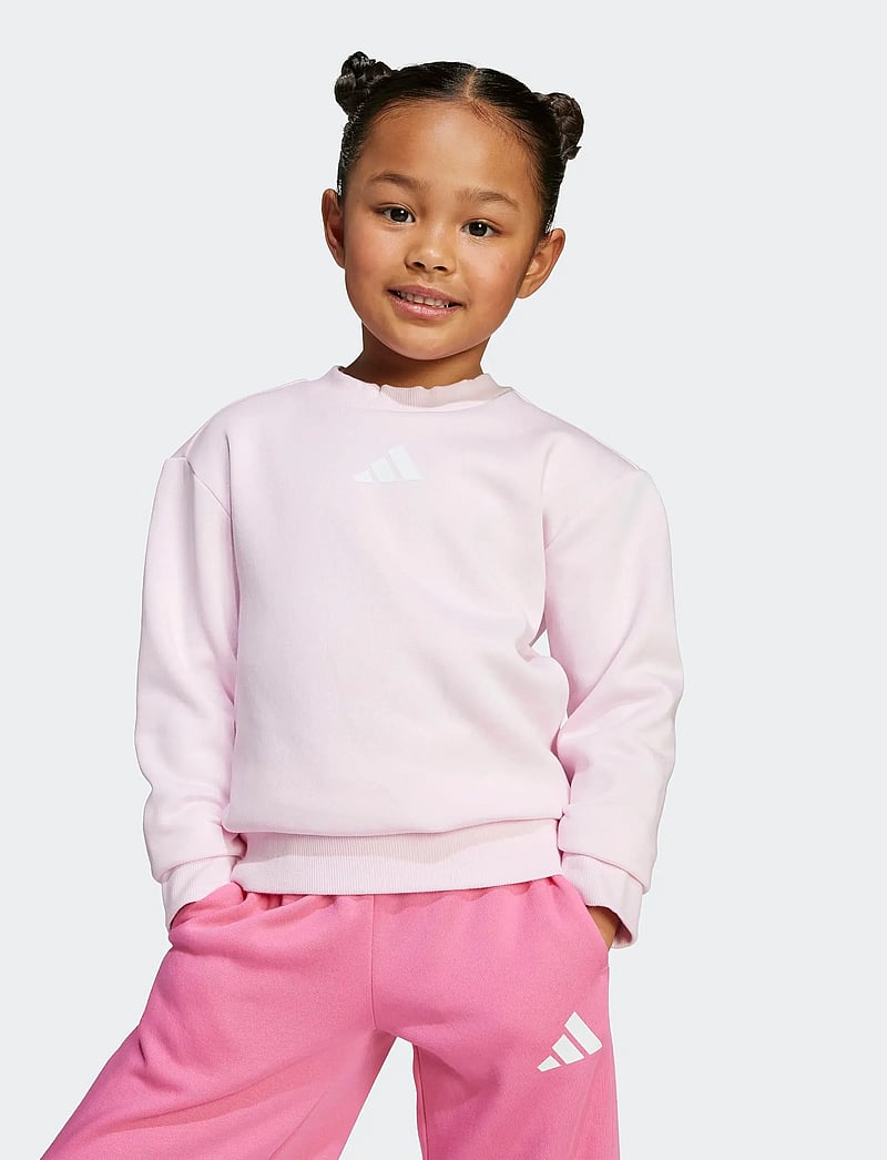 adidas Sportswear - LG SWTP FL TS - treniņtērpi un divdaļīgi komplekti - clpink/white - 3