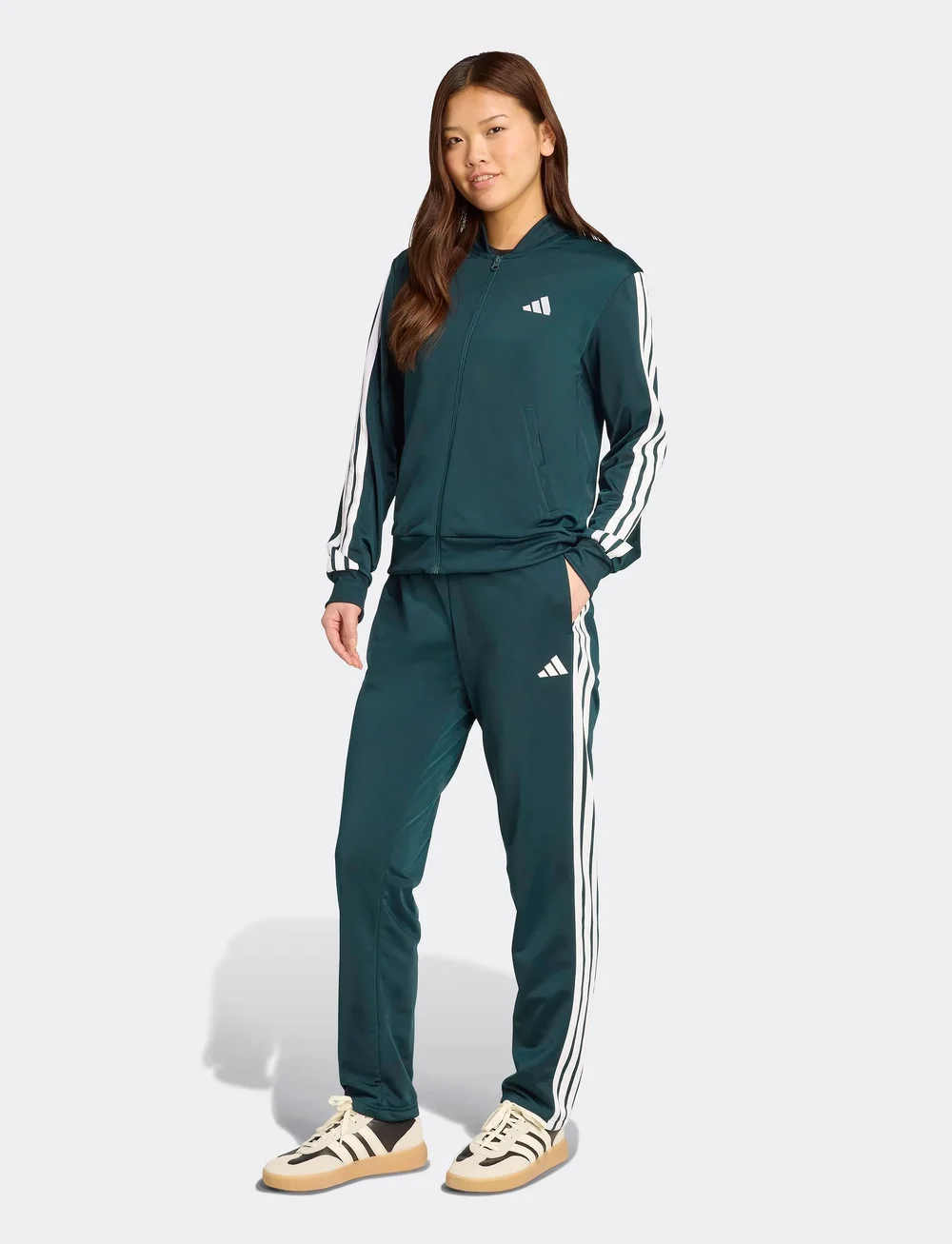 adidas Sportswear - W 3S TR TS - trainingsanzüge - aurivy - 0