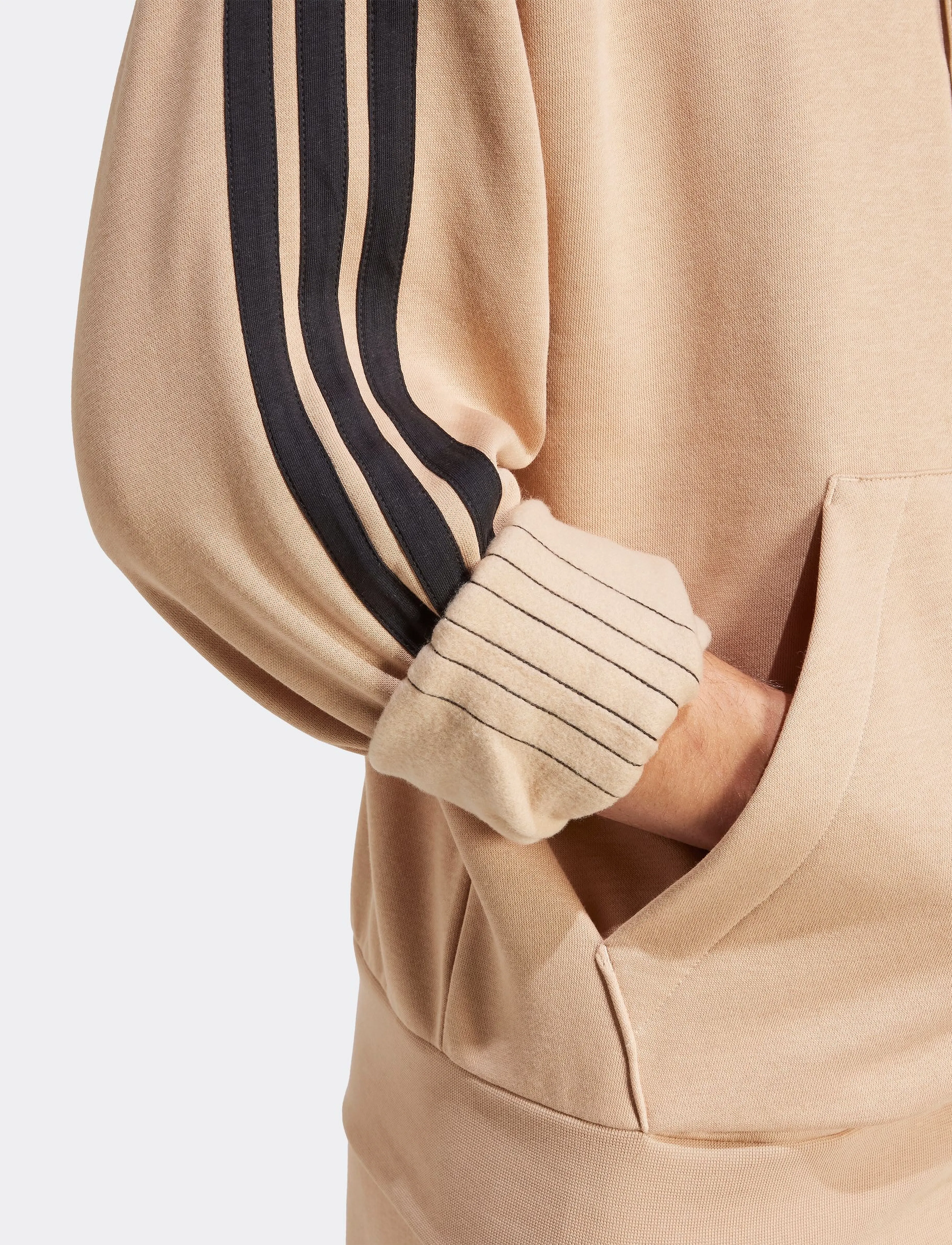 adidas Sportswear - M 3S FL HD - kapuutsiga dressipluusid - warsan/black - 5