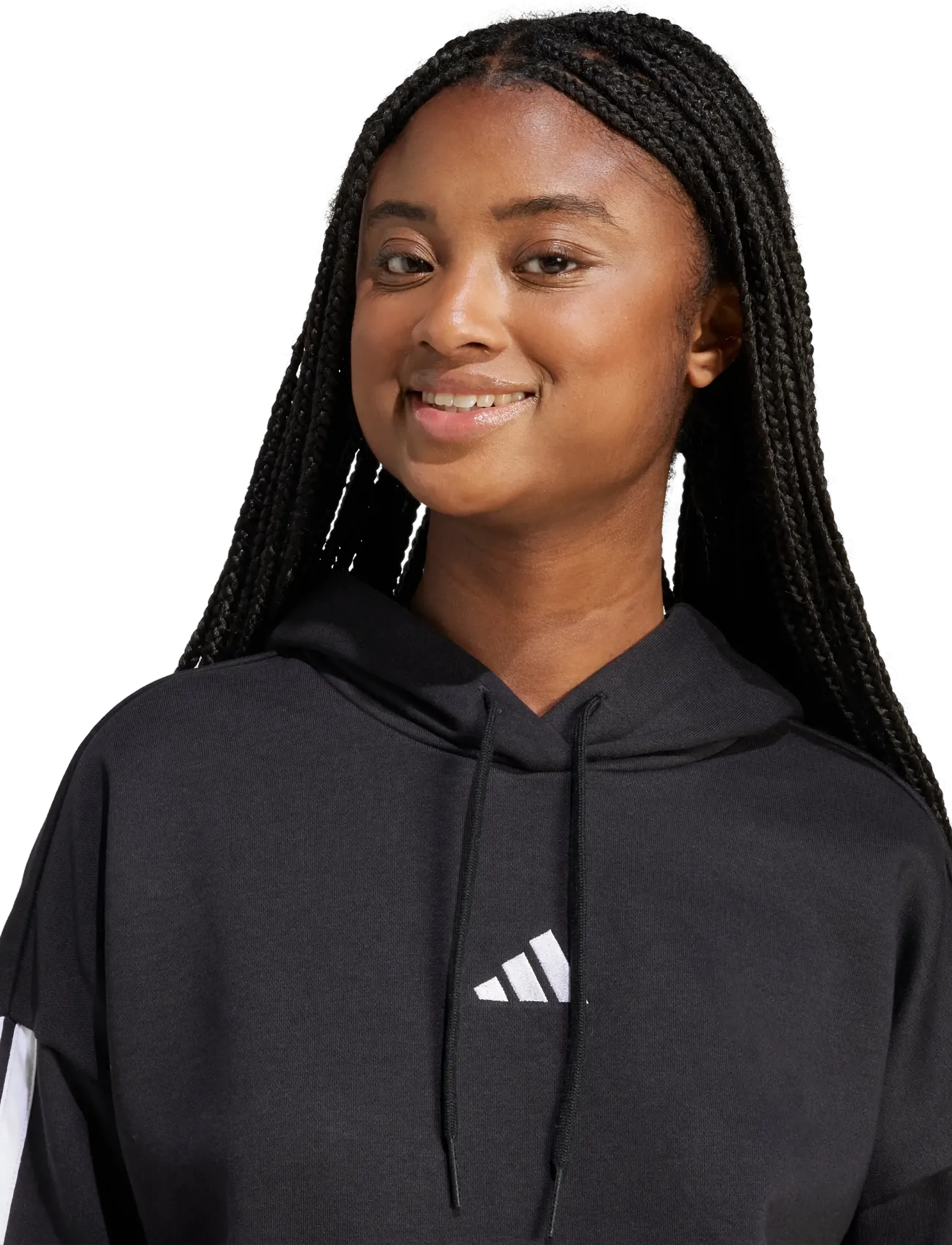 adidas Sportswear - W 3S FL HD - black/white - 3