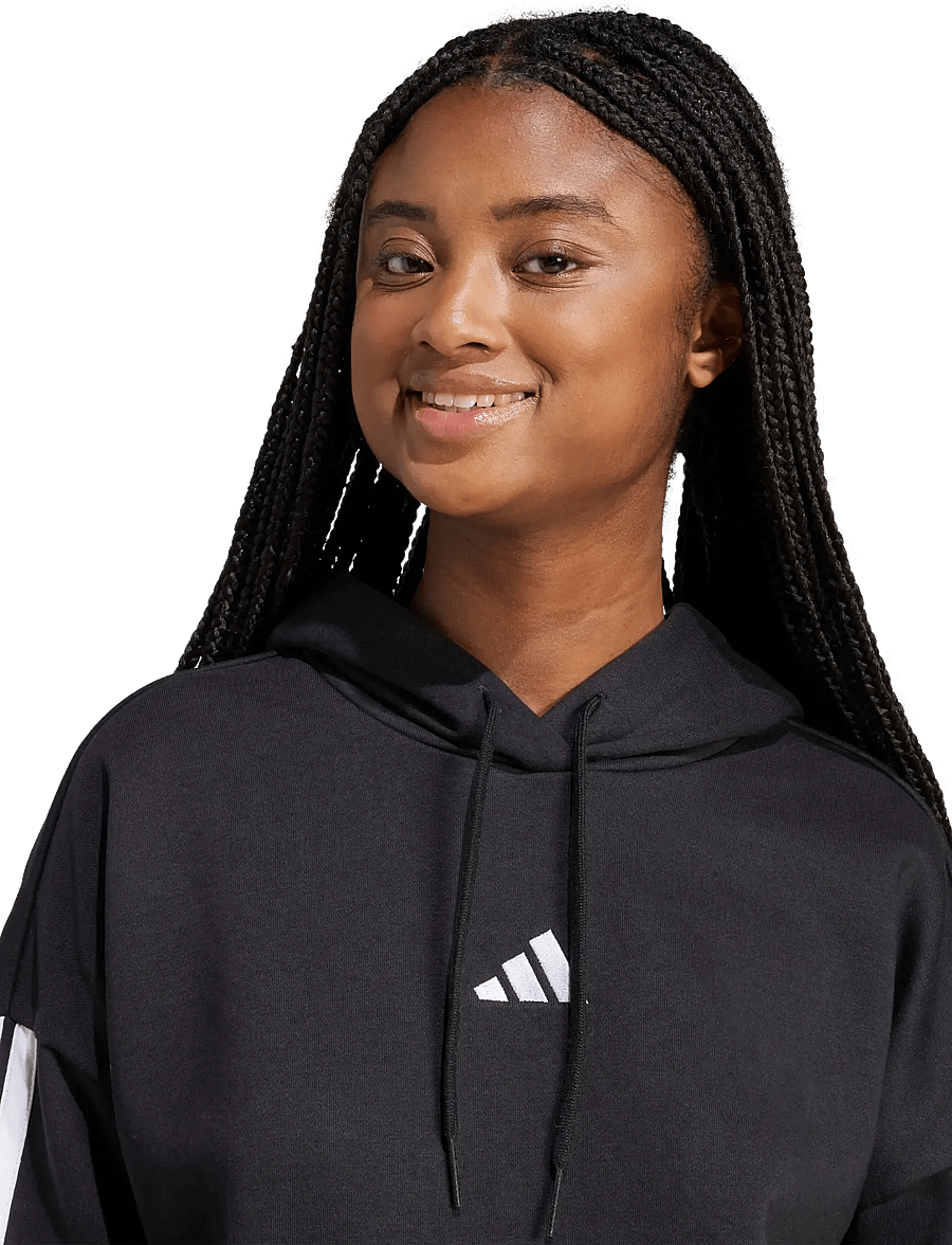 adidas Sportswear - W 3S FL HD - overdele - black/white - 3