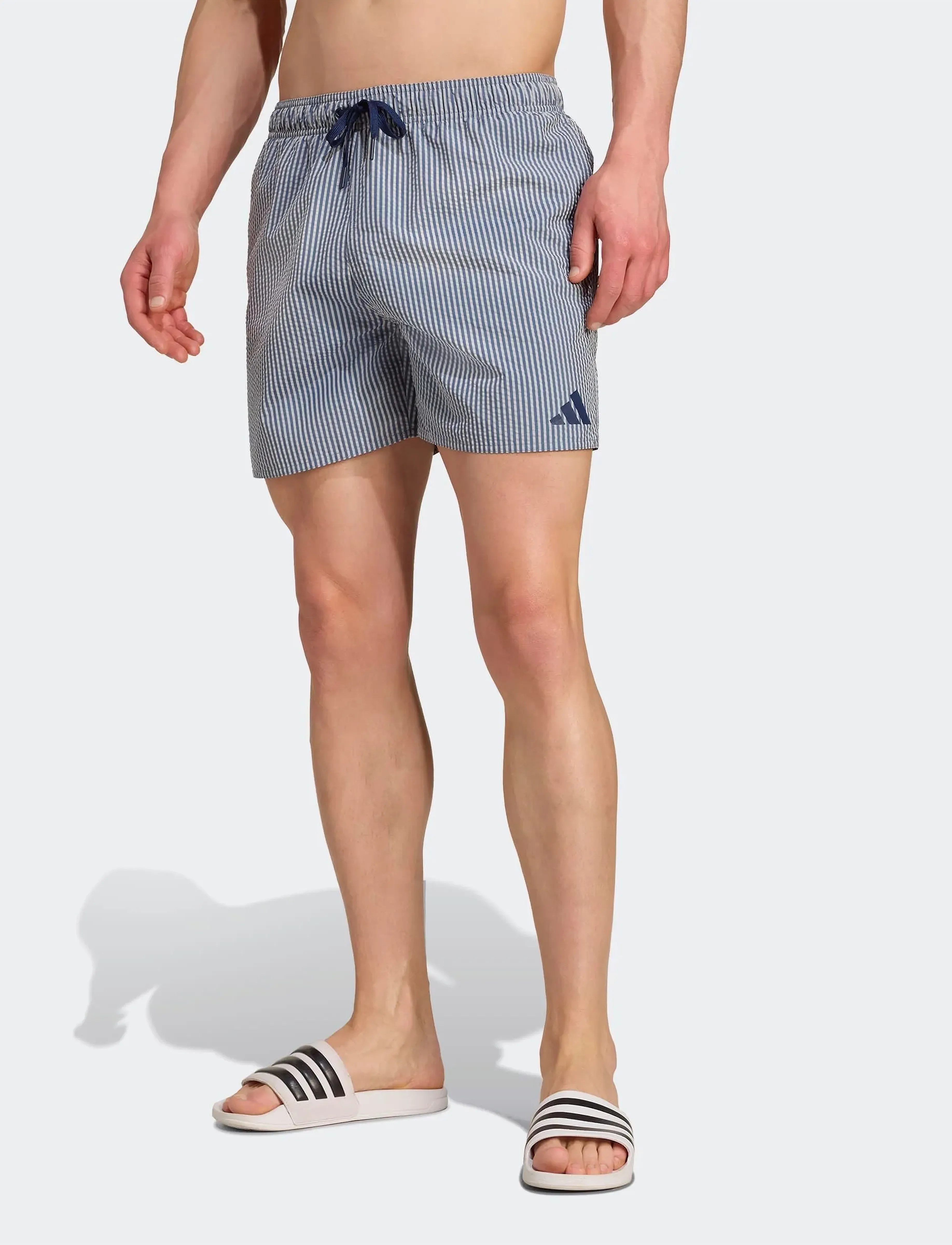 adidas Sportswear Seersckr Sh 5In, Mænd, Seersucker Shorts, Blå, Str: XL