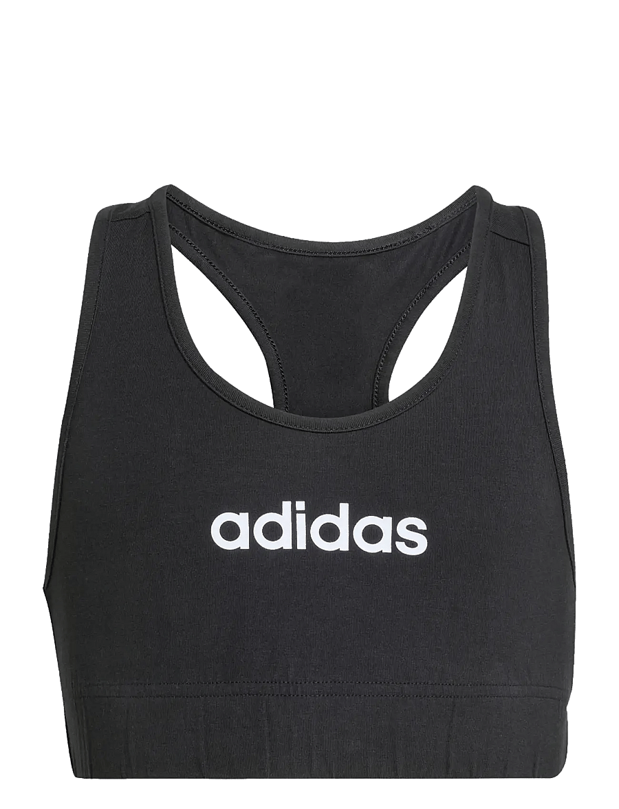 adidas Sportswear - JG LIN BRA TOP - sporditopid - black/white - 1