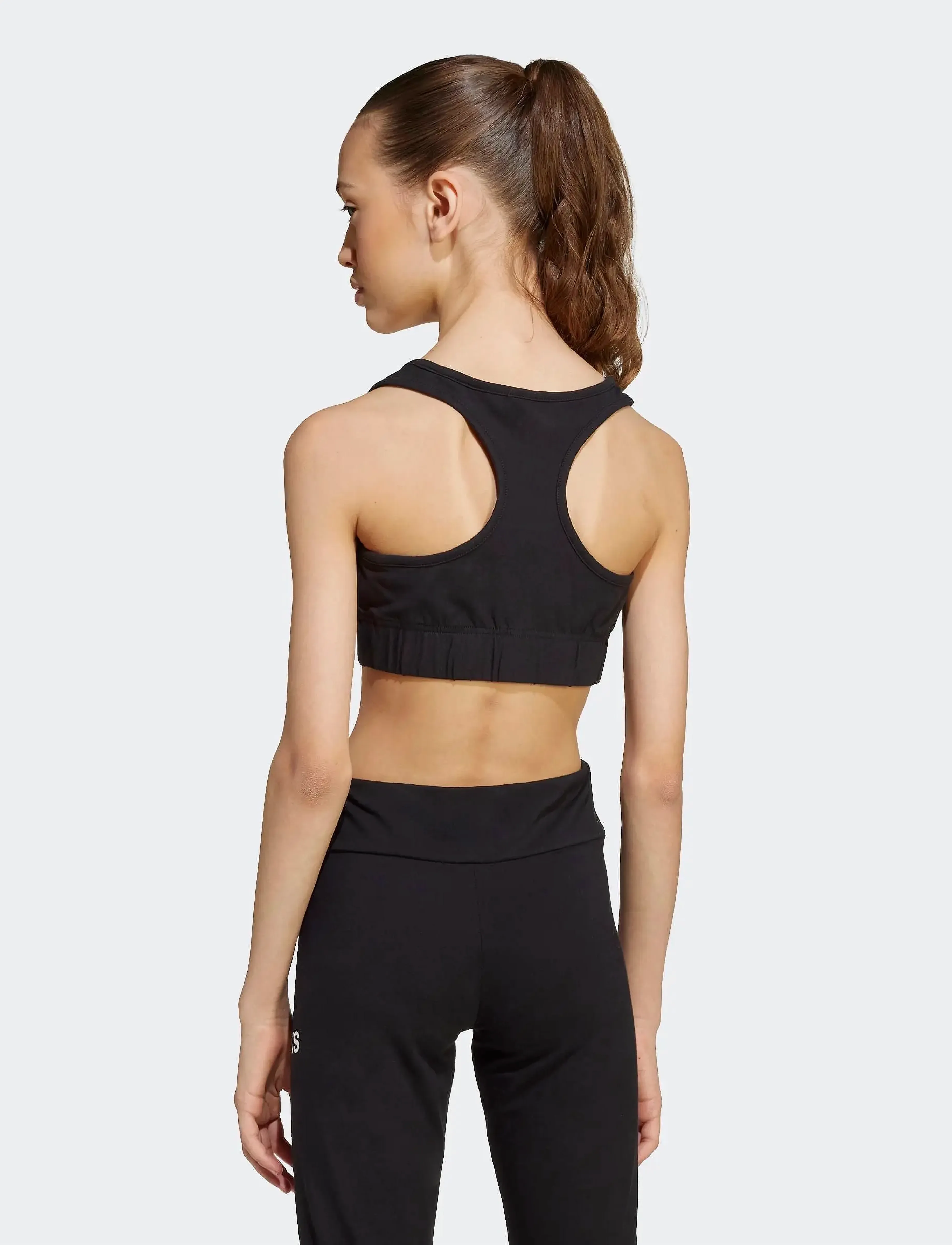 adidas Sportswear - JG LIN BRA TOP - sportstoppe - black/white - 4