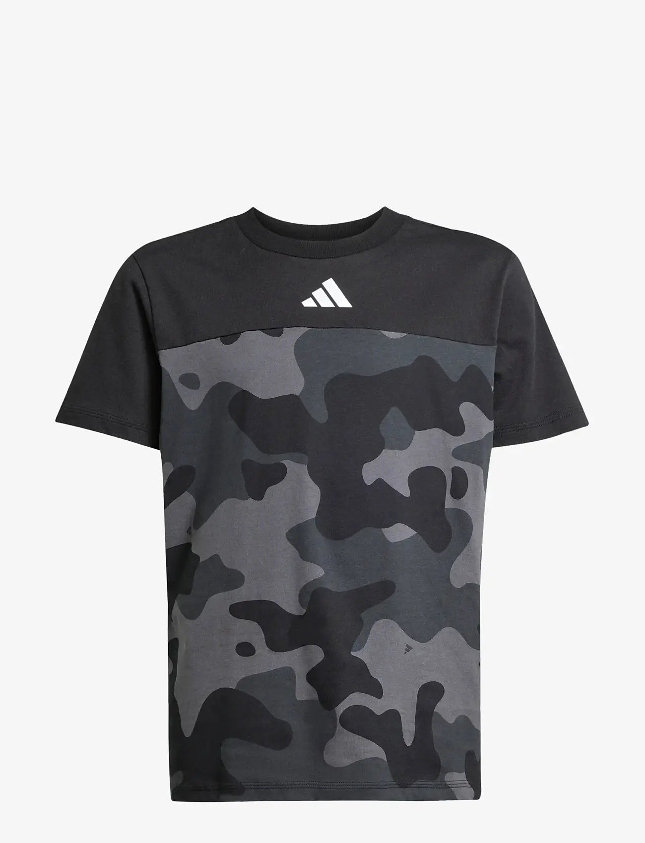 adidas Sportswear - J  CAMO T - sportstoppe - black/white - 1