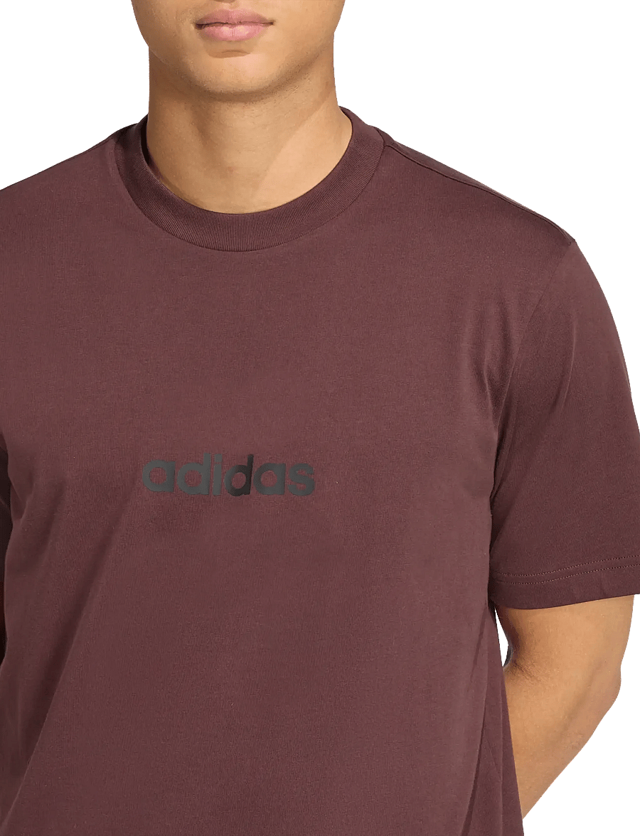 adidas Sportswear - M LIN SJ T - t-shirts - shabrn/black - 3