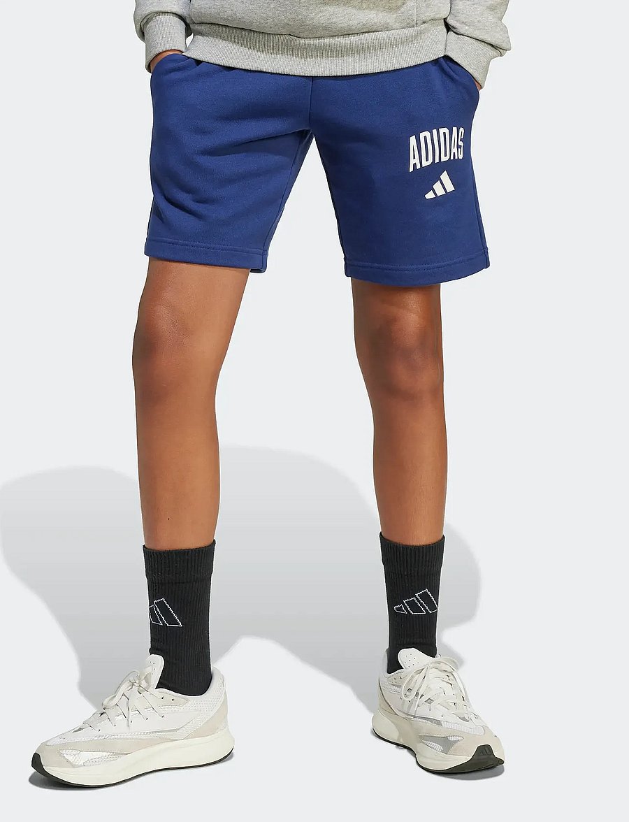 adidas Sportswear - J CLGT FT SHO - sportiniai šortai - dkblue/white - 0