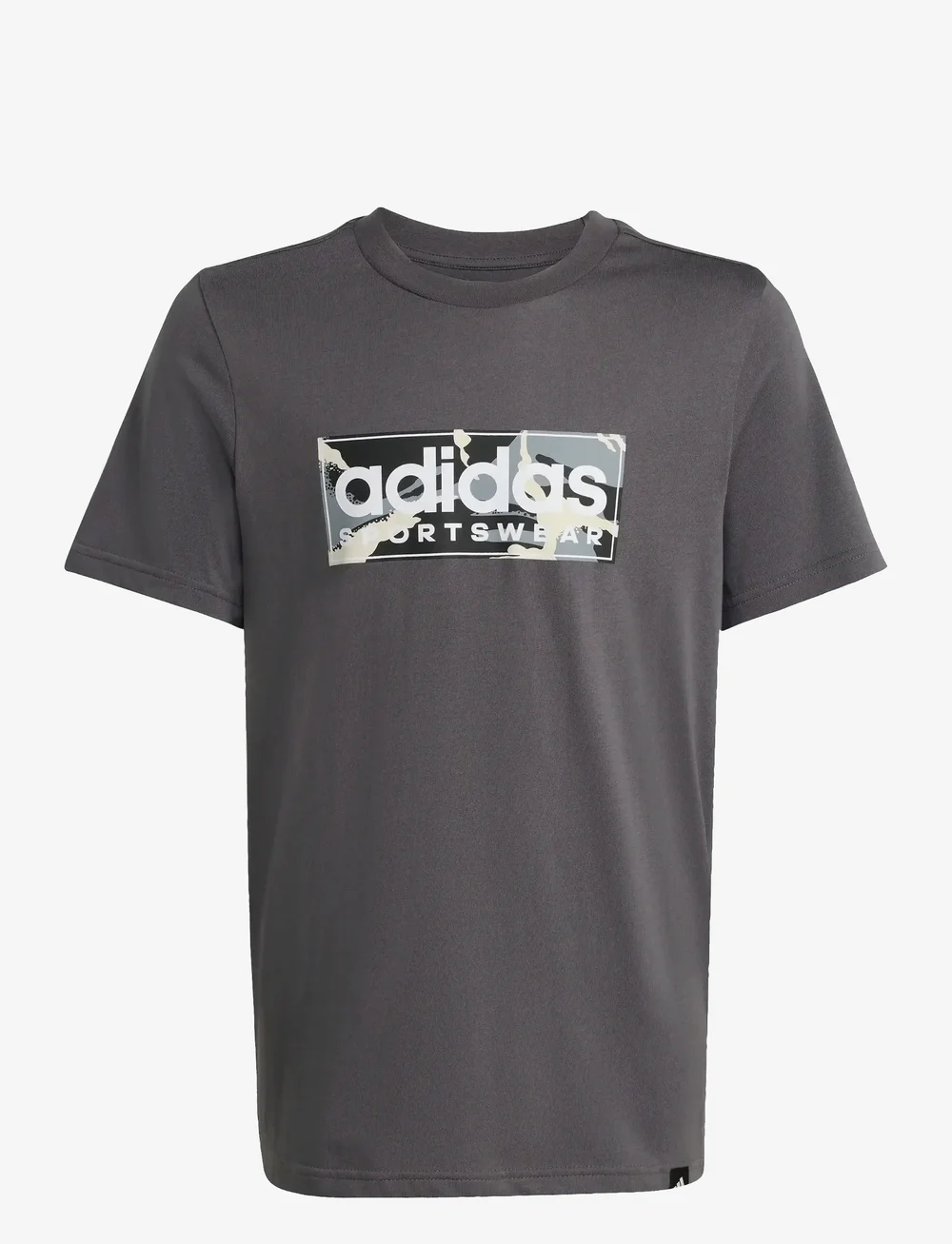 adidas Sportswear - B CAMO LIN - kurzärmelig - grefiv - 0
