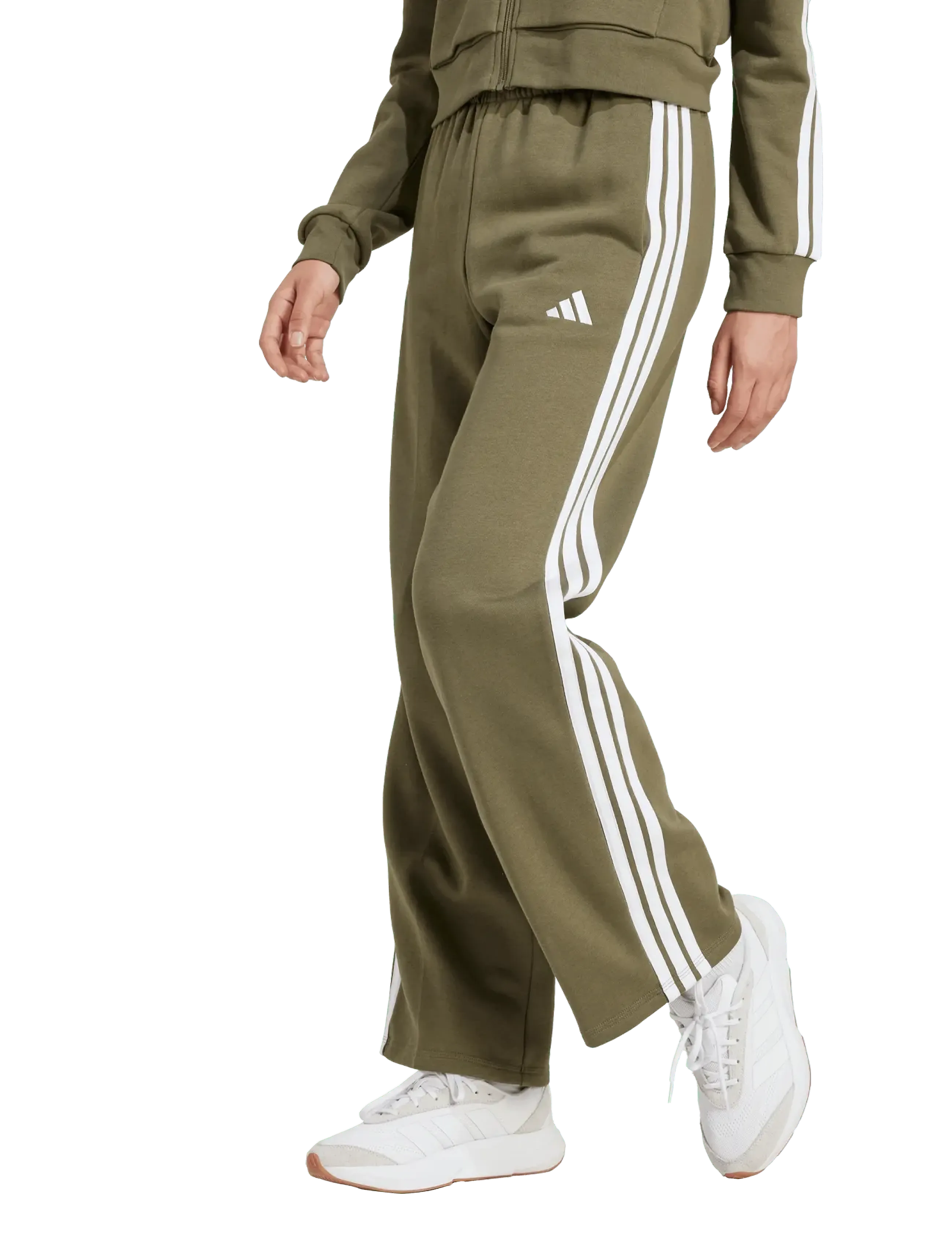 adidas Sportswear - W 3S FL OH PT - trainingshosen - olistr/white - 2