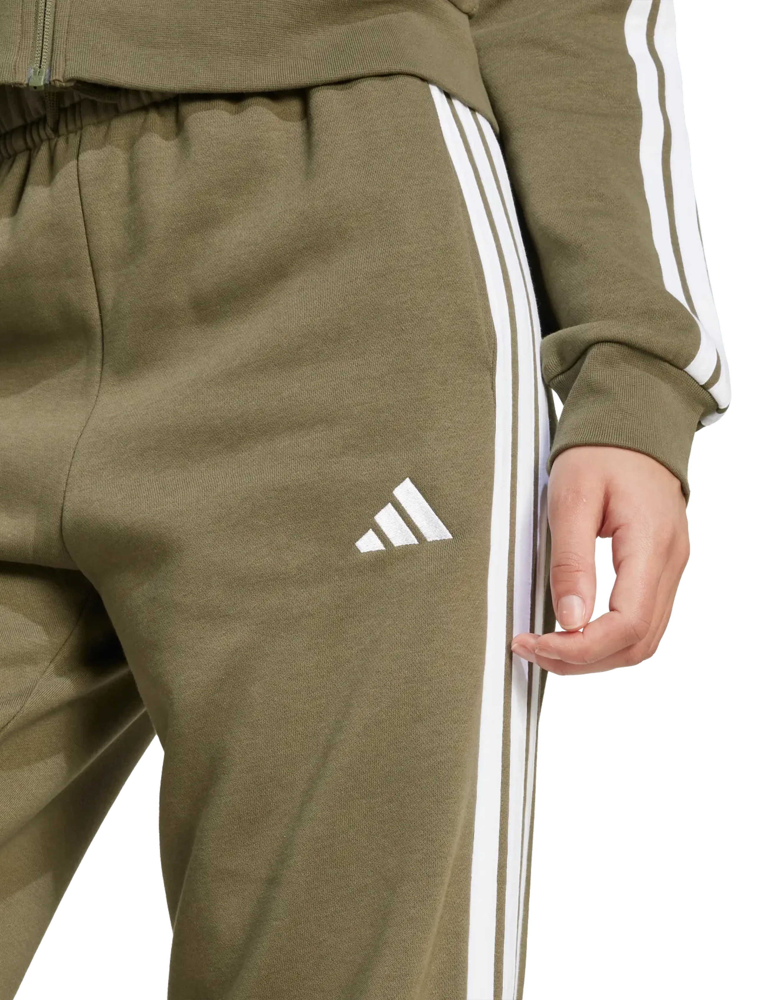 adidas Sportswear - W 3S FL OH PT - trainingshosen - olistr/white - 3