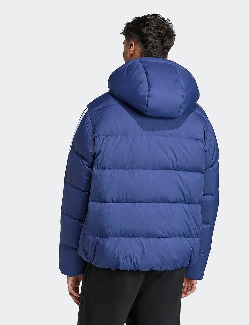 adidas Sportswear - ESS 3S P D HD J - striukės ir švarkeliai - dkblue - 2