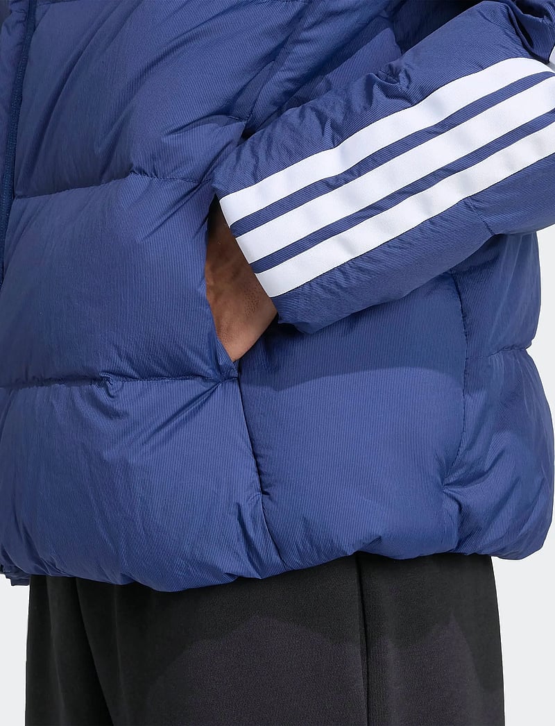 adidas Sportswear - ESS 3S P D HD J - striukės ir švarkeliai - dkblue - 3