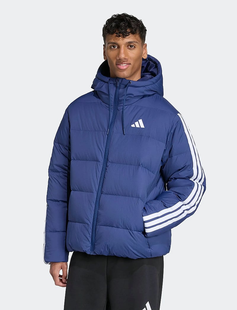 adidas Sportswear - ESS 3S P D HD J - striukės ir švarkeliai - dkblue - 5