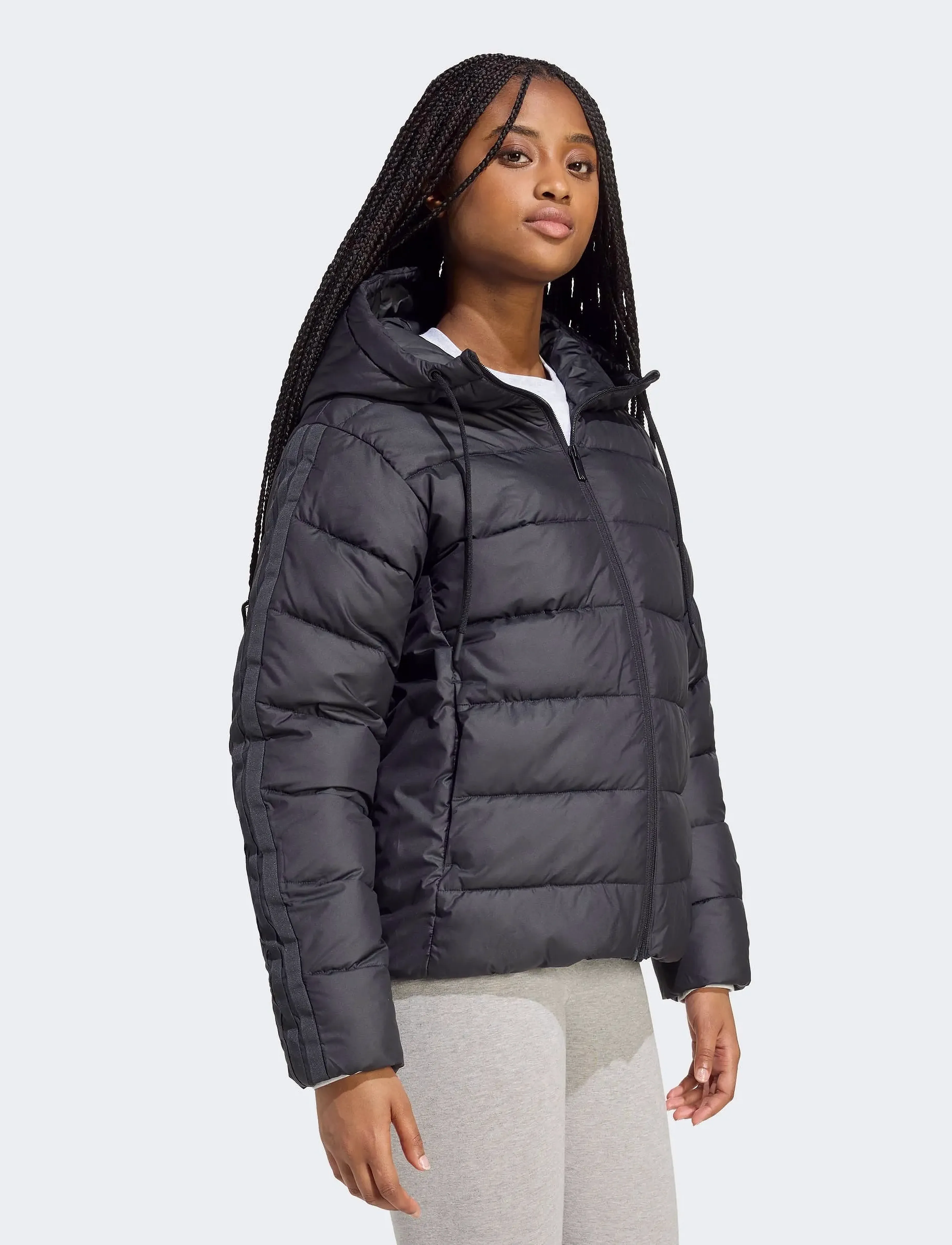 adidas Sportswear W Ess 3S Sd Hd, M, Black