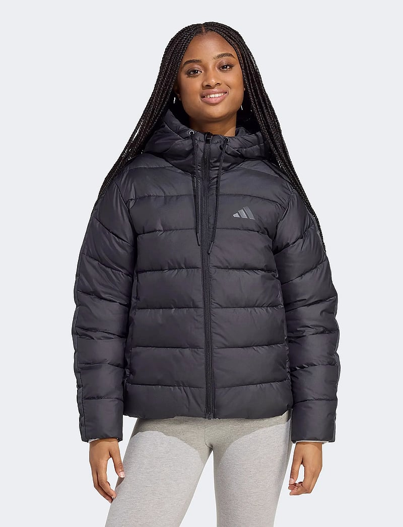 adidas Sportswear - W ESS 3S SD HD - vinterjakker - black - 4