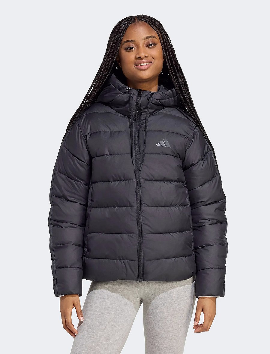 adidas Sportswear - W ESS 3S SD HD - talvejoped - black - 4