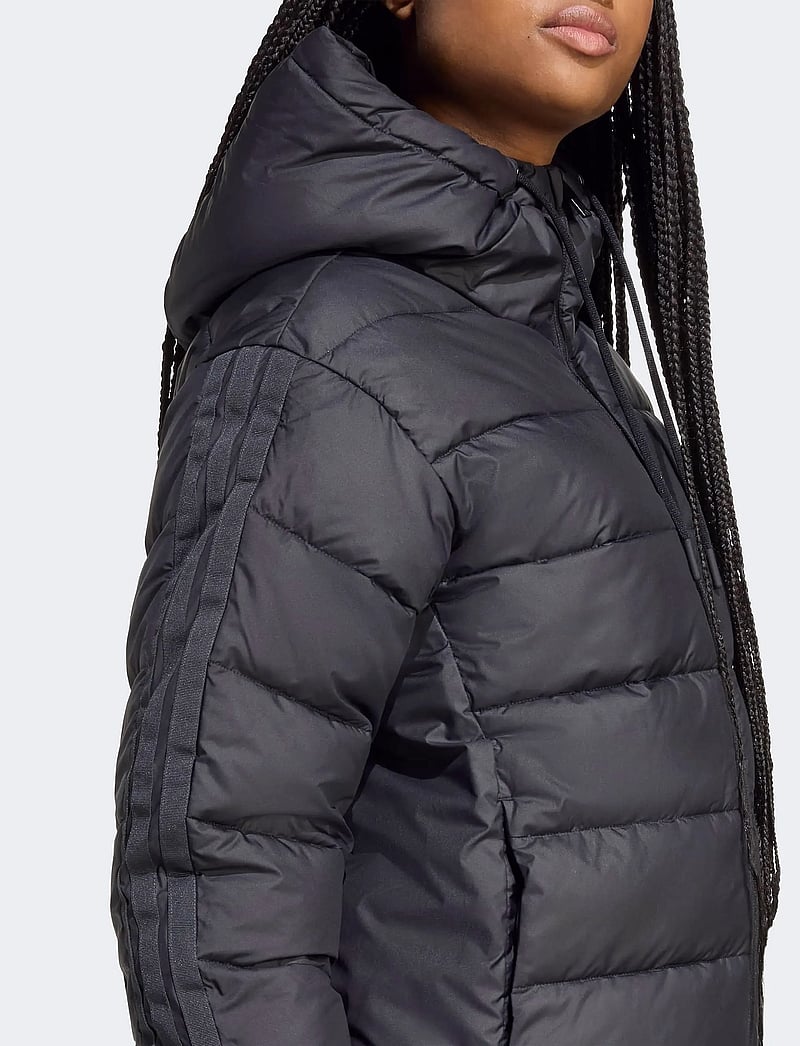 adidas Sportswear - W ESS 3S SD HD - vinterjakker - black - 5
