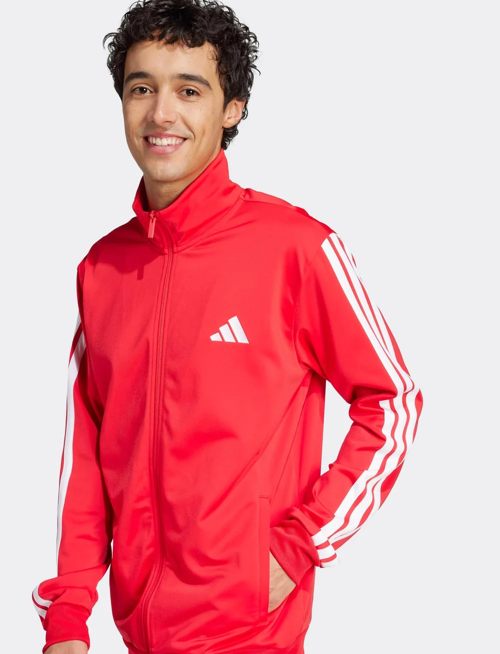 adidas Sportswear - M 3S TR TT TS - trainingsanzüge - purrub/white - 4