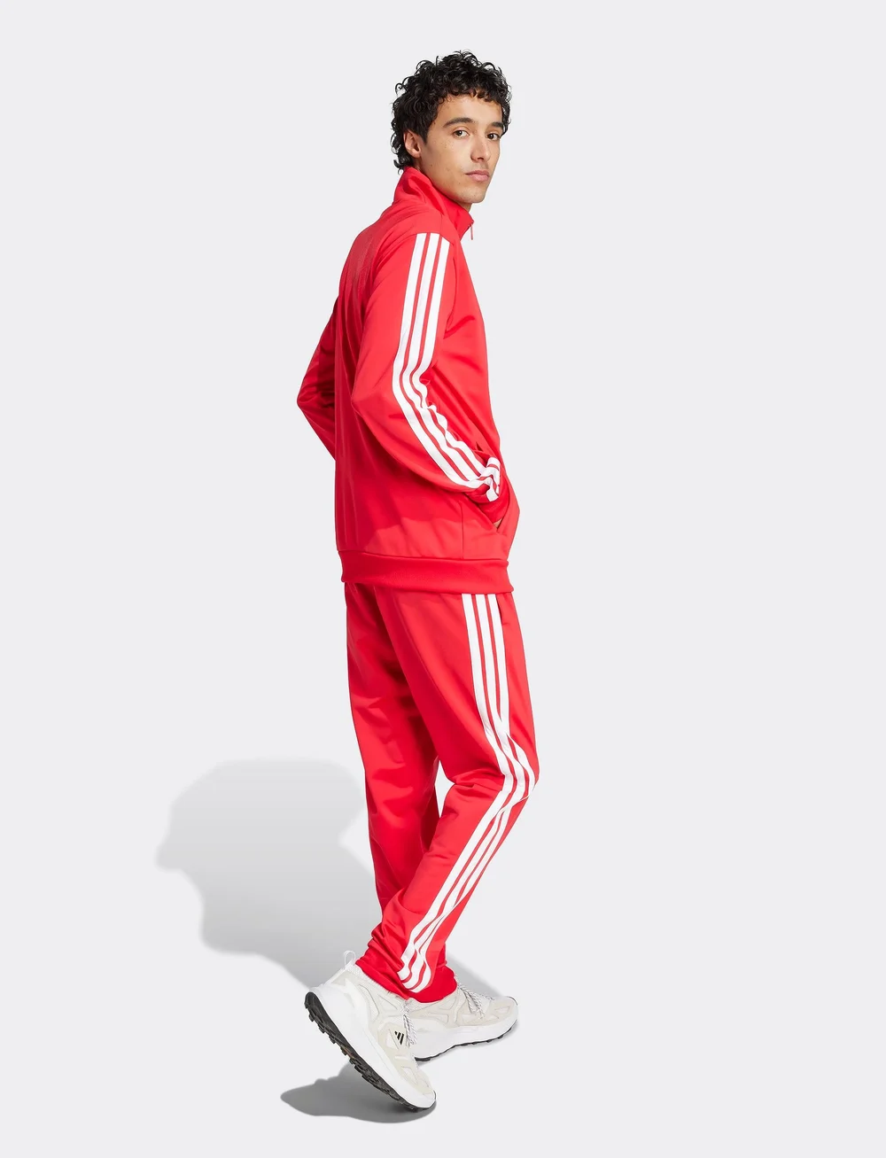 adidas Sportswear - M 3S TR TT TS - trainingsanzüge - purrub/white - 5