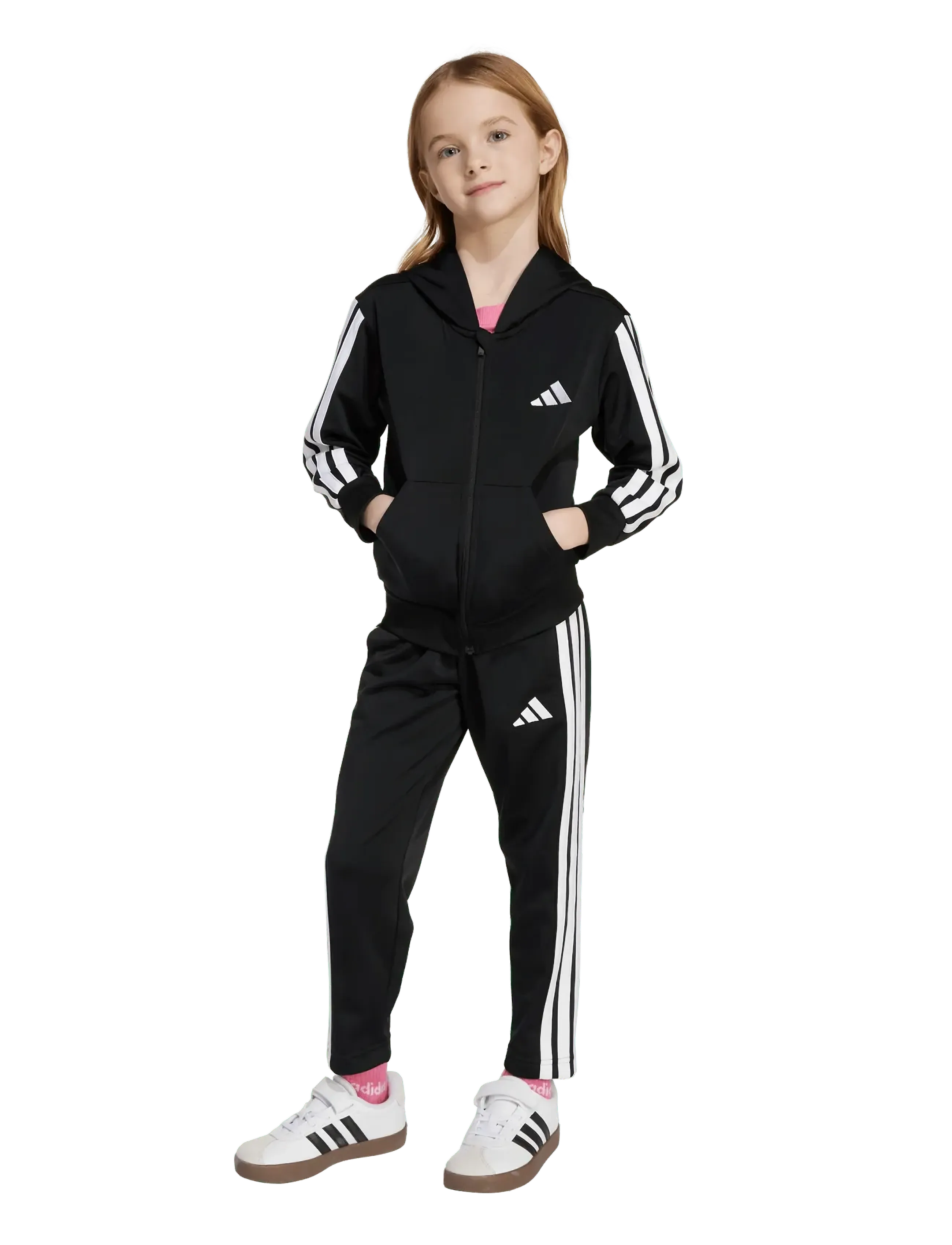 adidas Sportswear - LK 3S HD TR TS - joggingsæt & matchende sæt - black/white - 4
