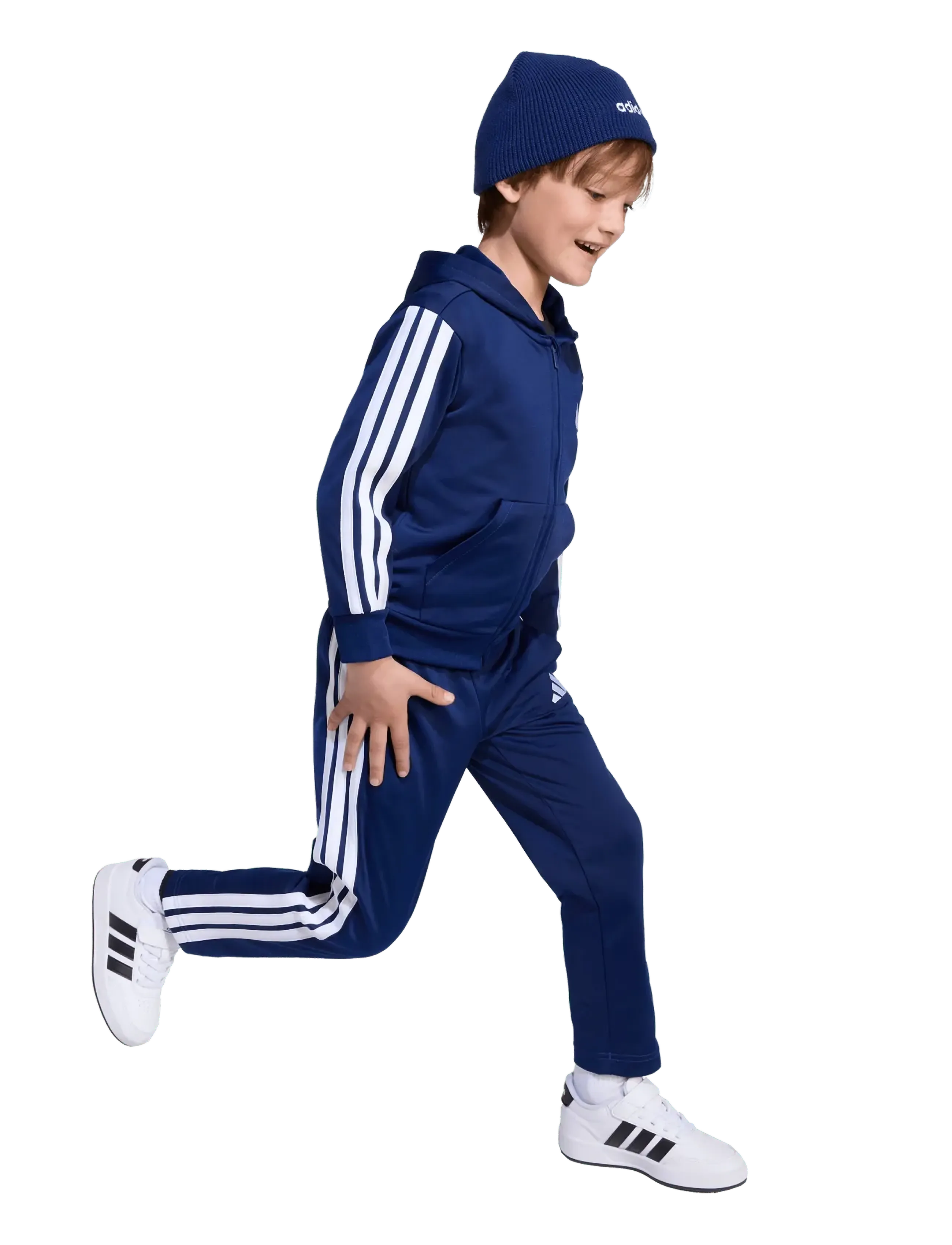 adidas Sportswear LK 3S HD TR TS - Tracksuits - DKBLUE/WHITE / navy