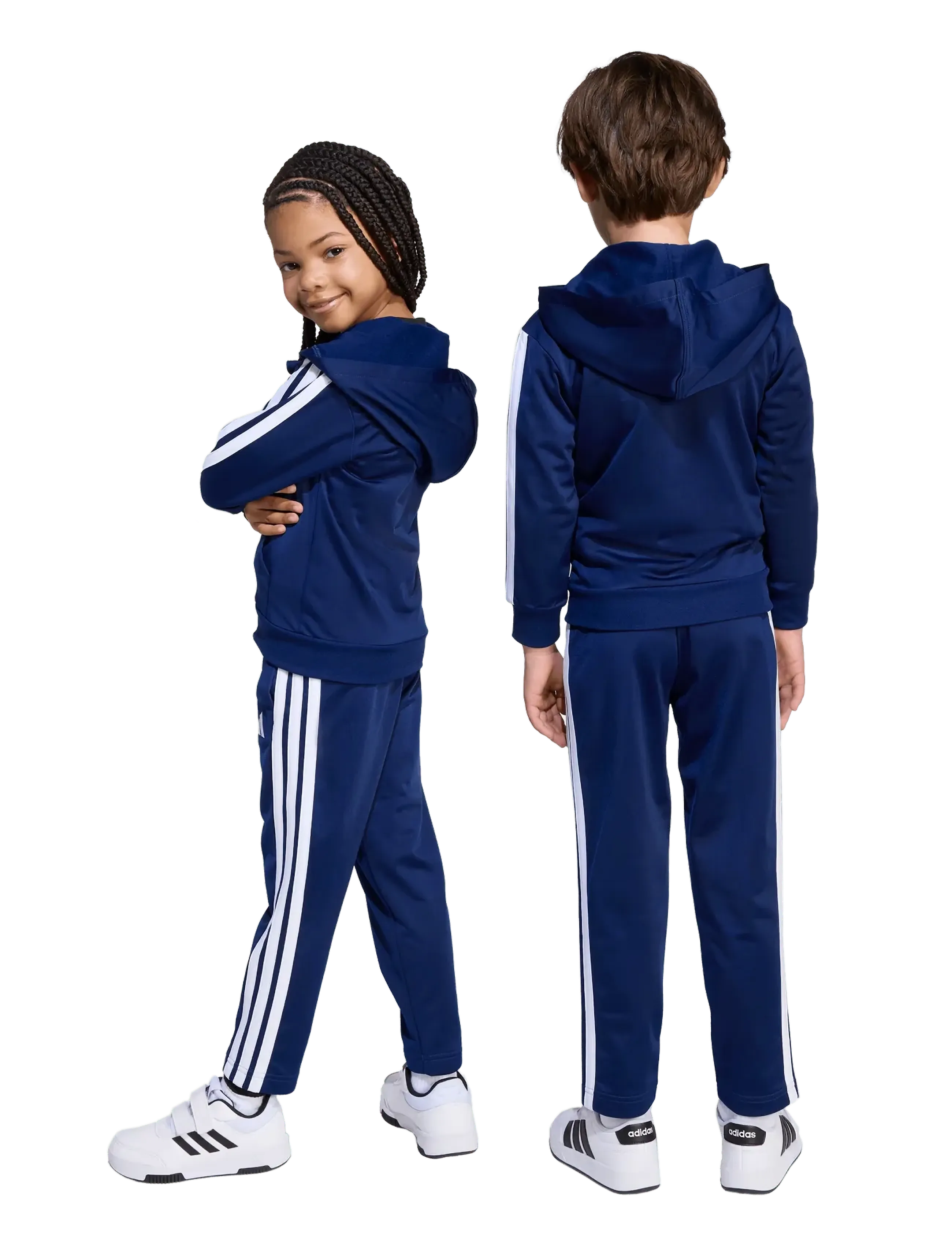 adidas Sportswear - LK 3S HD TR TS - joggingsæt & matchende sæt - dkblue/white - 4